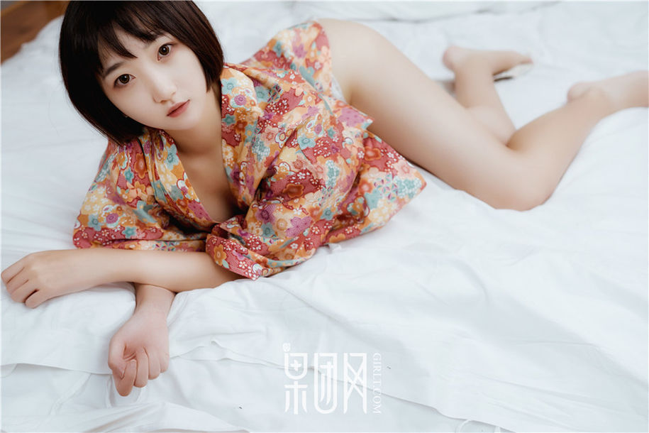 Girlt果团人像摄影写真 清纯和服美女稻田千花白嫩玉乳销魂湿身诱惑写真图片(第25页)