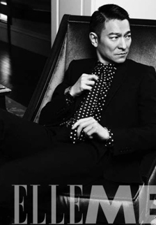 刘德华ELLE杂志黑白写真