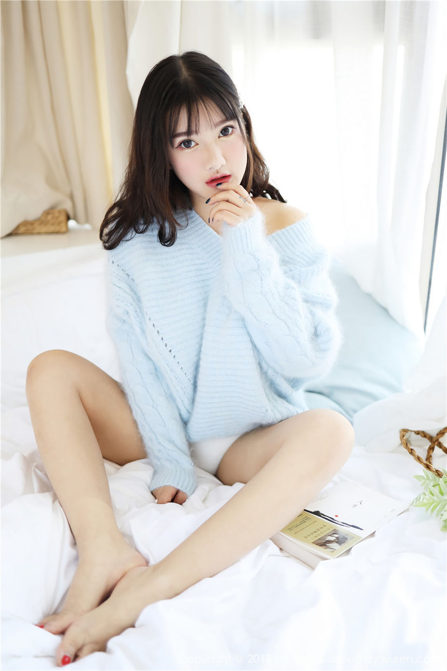 MyGirl美媛馆 养眼美女小尤奈嫩白乳沟翘臀销魂写真图片(第4页)