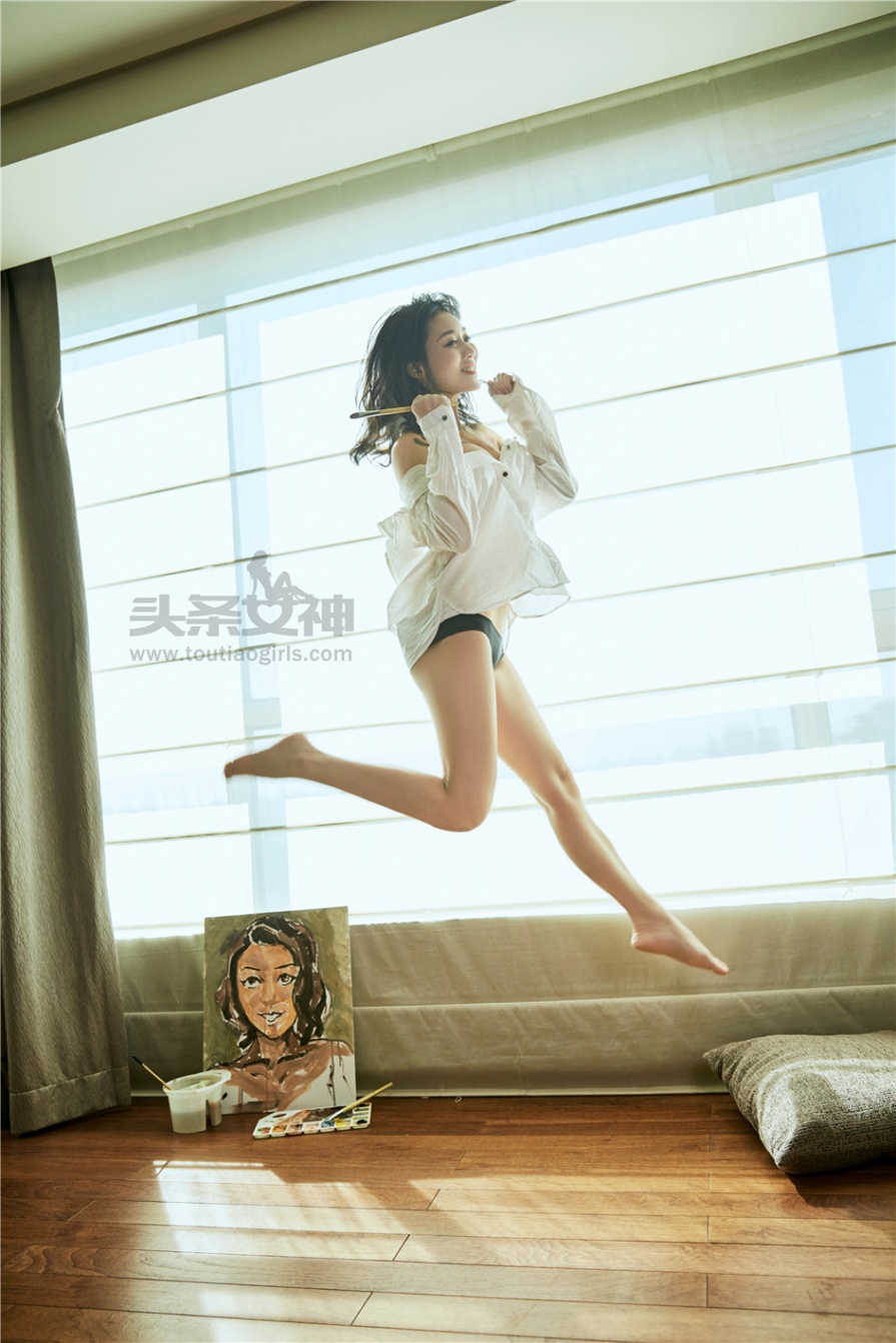 中国美女油画大师张梓然人体艺术写真图片(第14页)