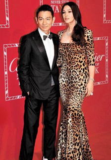 莫妮卡·贝鲁奇与刘德华合照高清图片