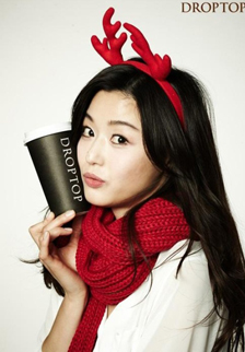 全智贤圣诞节写真图片