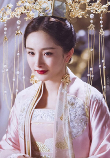 杨幂扶摇皇后粉色衣服剧照