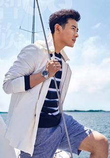 罗晋海上时尚写真大片