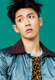 帅哥明星柯震东锡纸烫发型图片