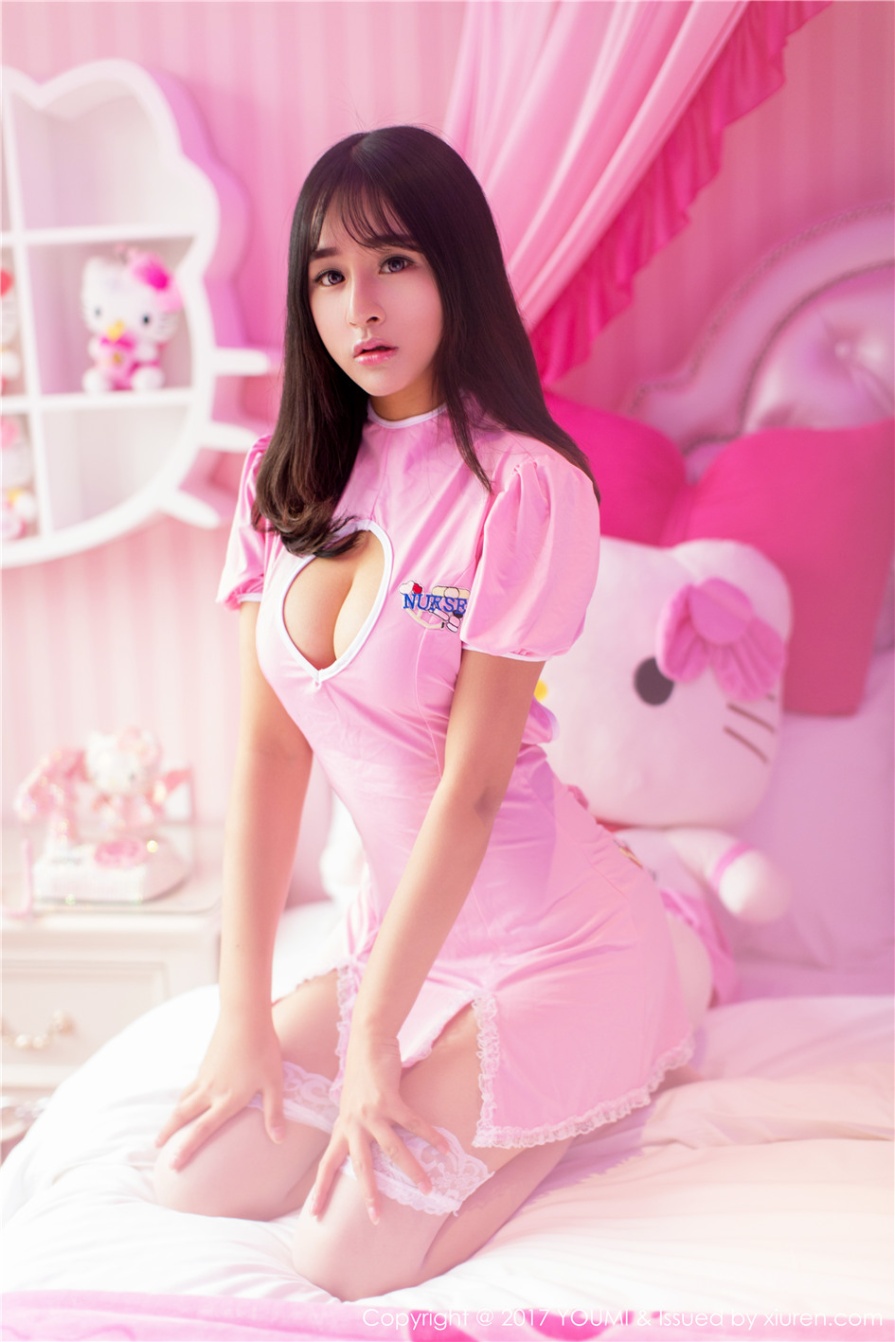 超可爱美女思淇Sukiiii粉色情趣护士装大胆人体艺术照(第6页)