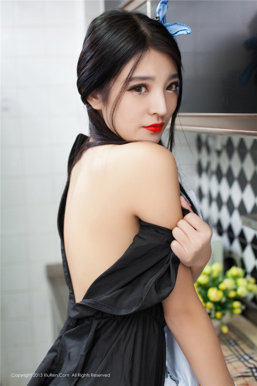 惊艳美女模特陈大榕女仆装大胆人体艺术照(第88页)