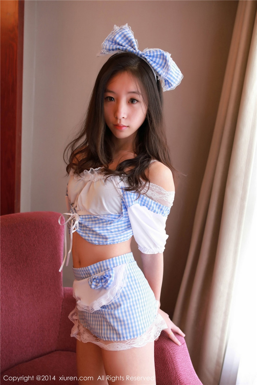 粉嫩学生妹梓萱酒店情趣女仆装大胆人体艺术照(第24页)