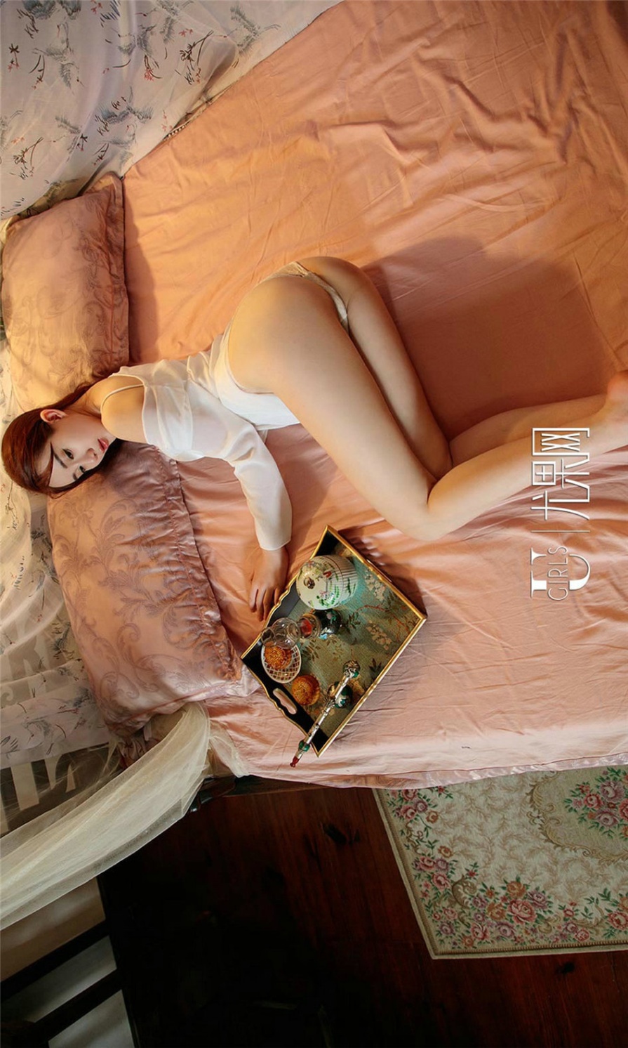 古装旗袍美女方子萱&amp;苏小曼性感内衣肥臀诱惑大胆人体艺术写真(第13页)