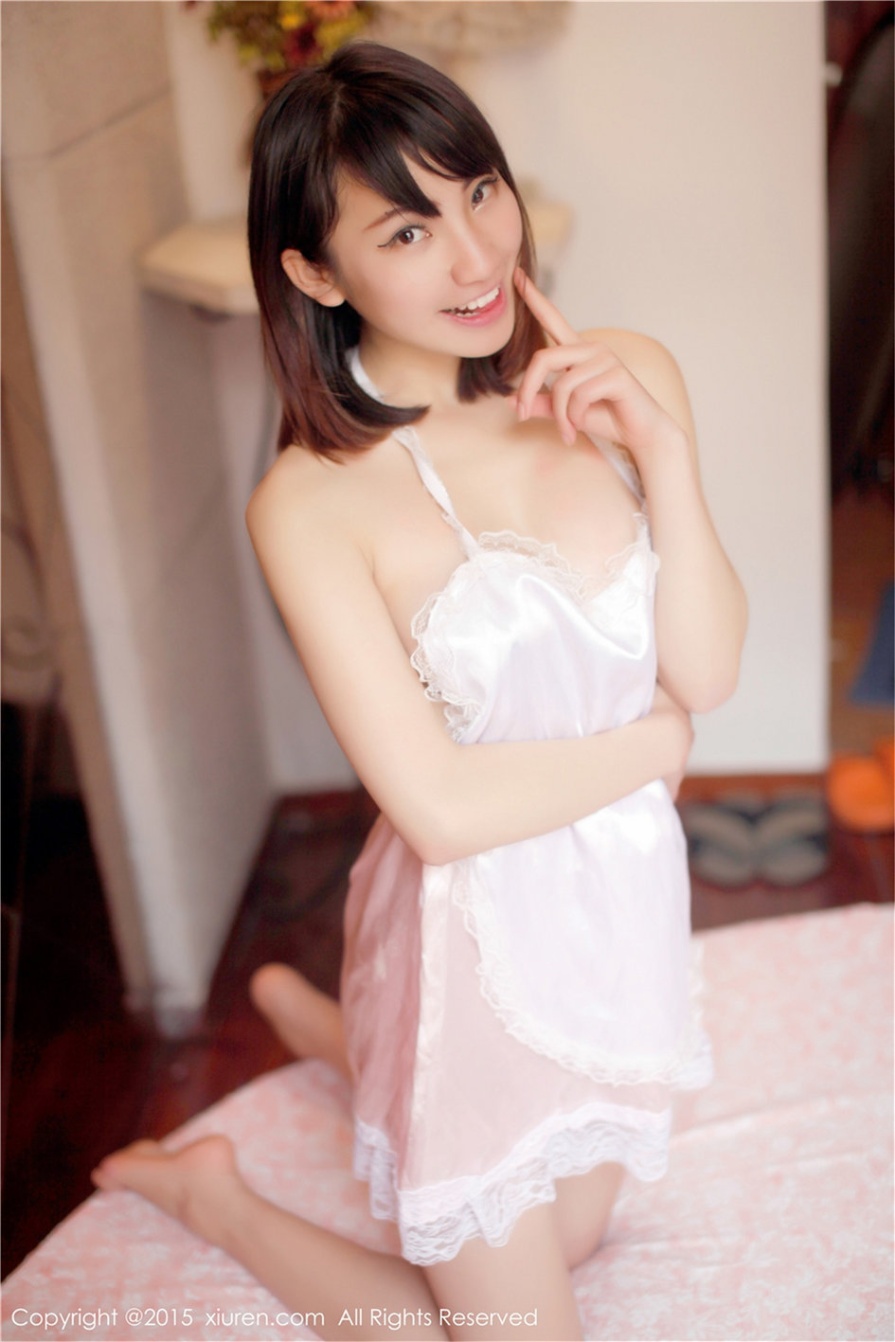 风骚美女颜浅浅情趣女仆装真空白嫩玉体诱惑大胆人体艺术写真图片(第21页)