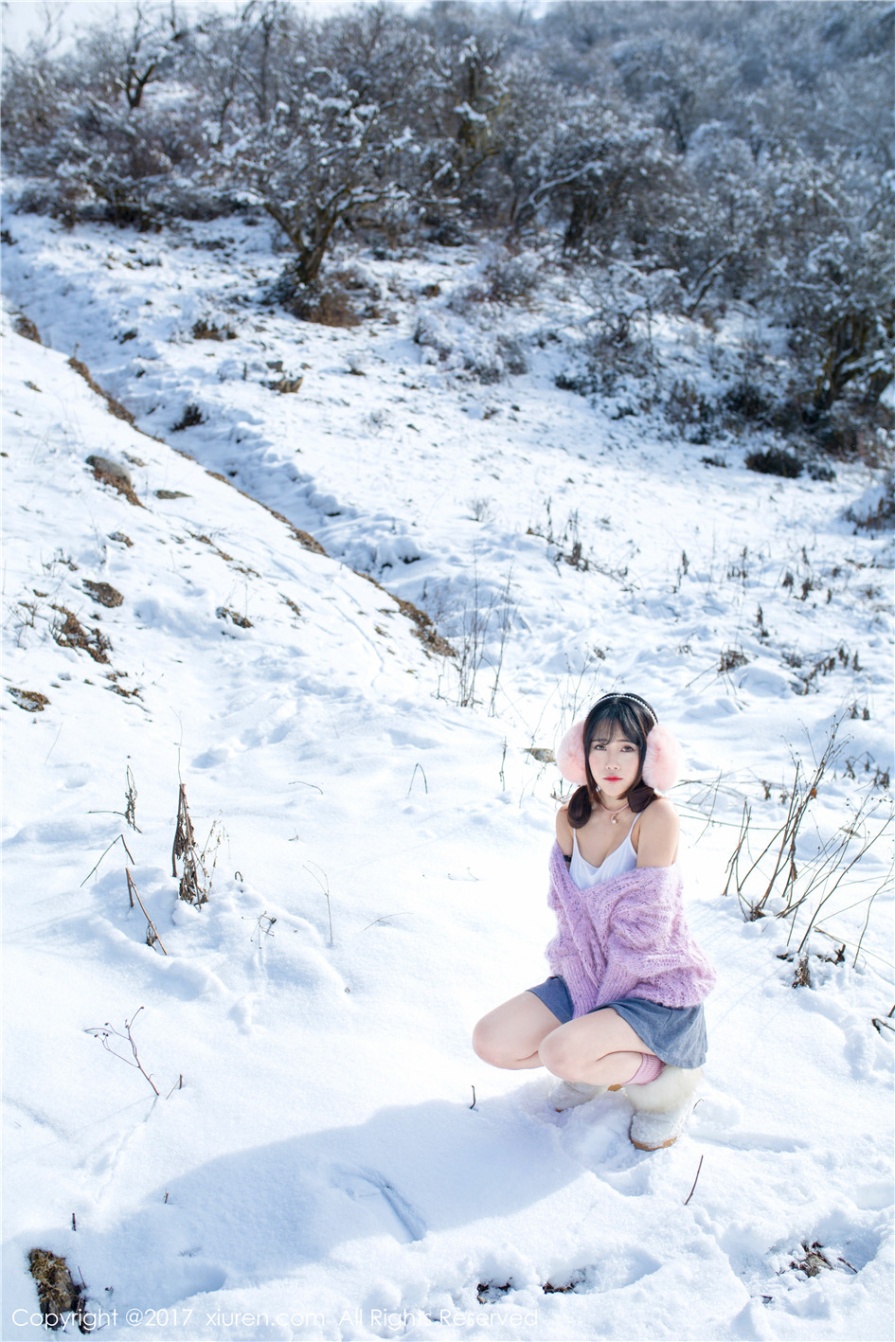 顶级人体模特美女靓Youlina雪地脱衣蕾丝小内内撩人写真图片(第25页)