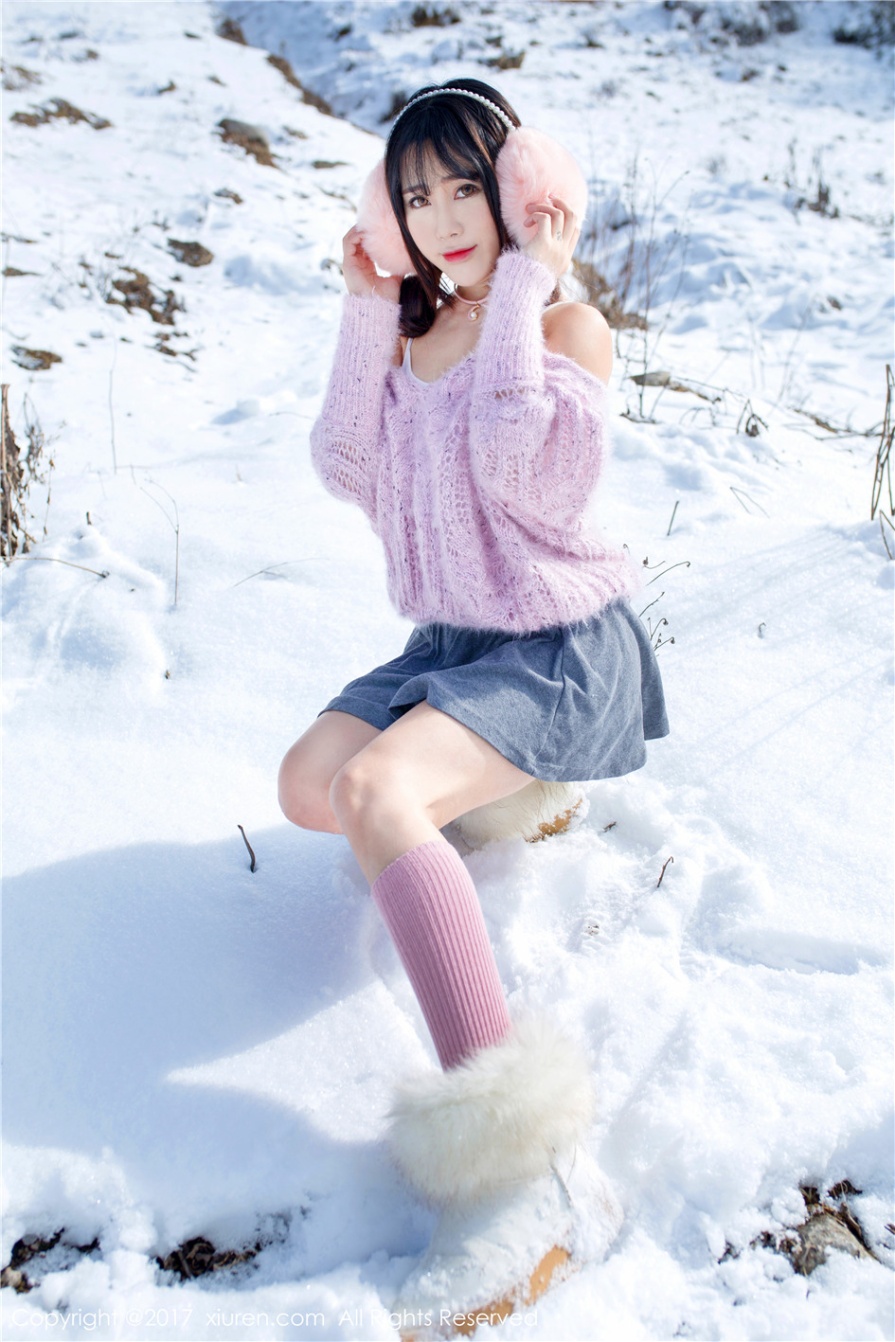 顶级人体模特美女靓Youlina雪地脱衣蕾丝小内内撩人写真图片(第27页)