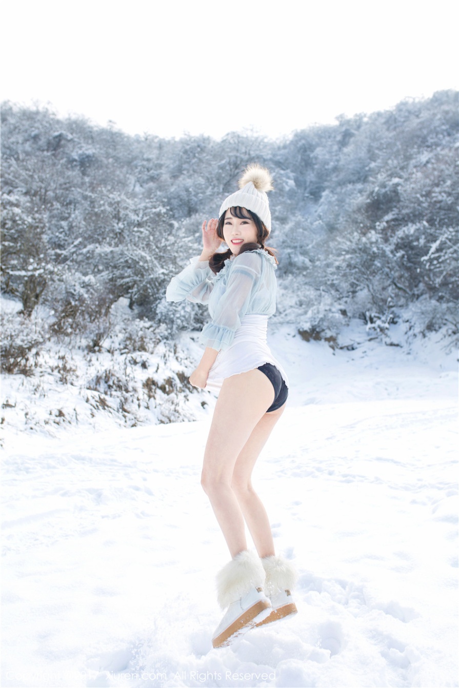 顶级人体模特美女靓Youlina雪地脱衣蕾丝小内内撩人写真图片(第30页)