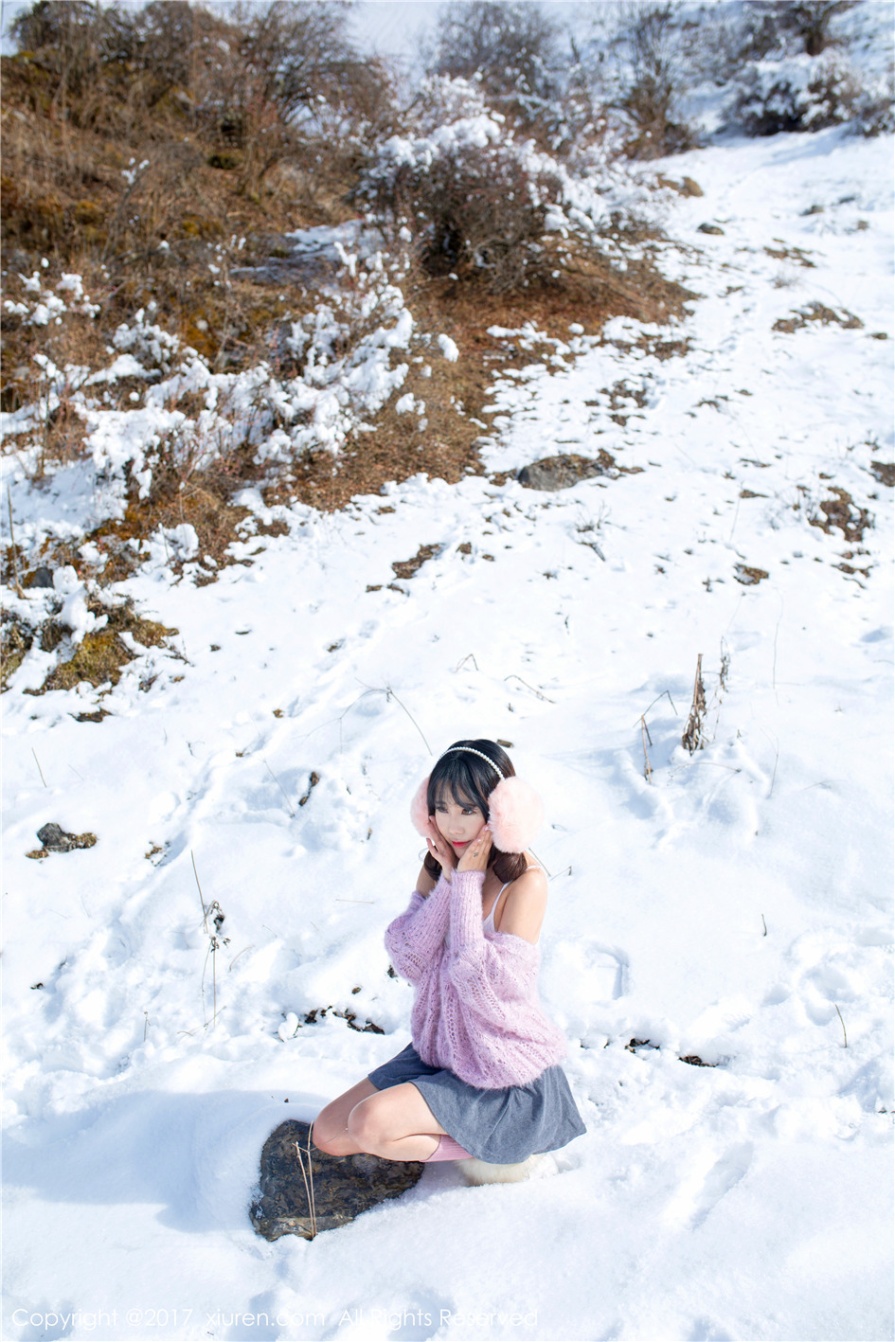 顶级人体模特美女靓Youlina雪地脱衣蕾丝小内内撩人写真图片(第32页)