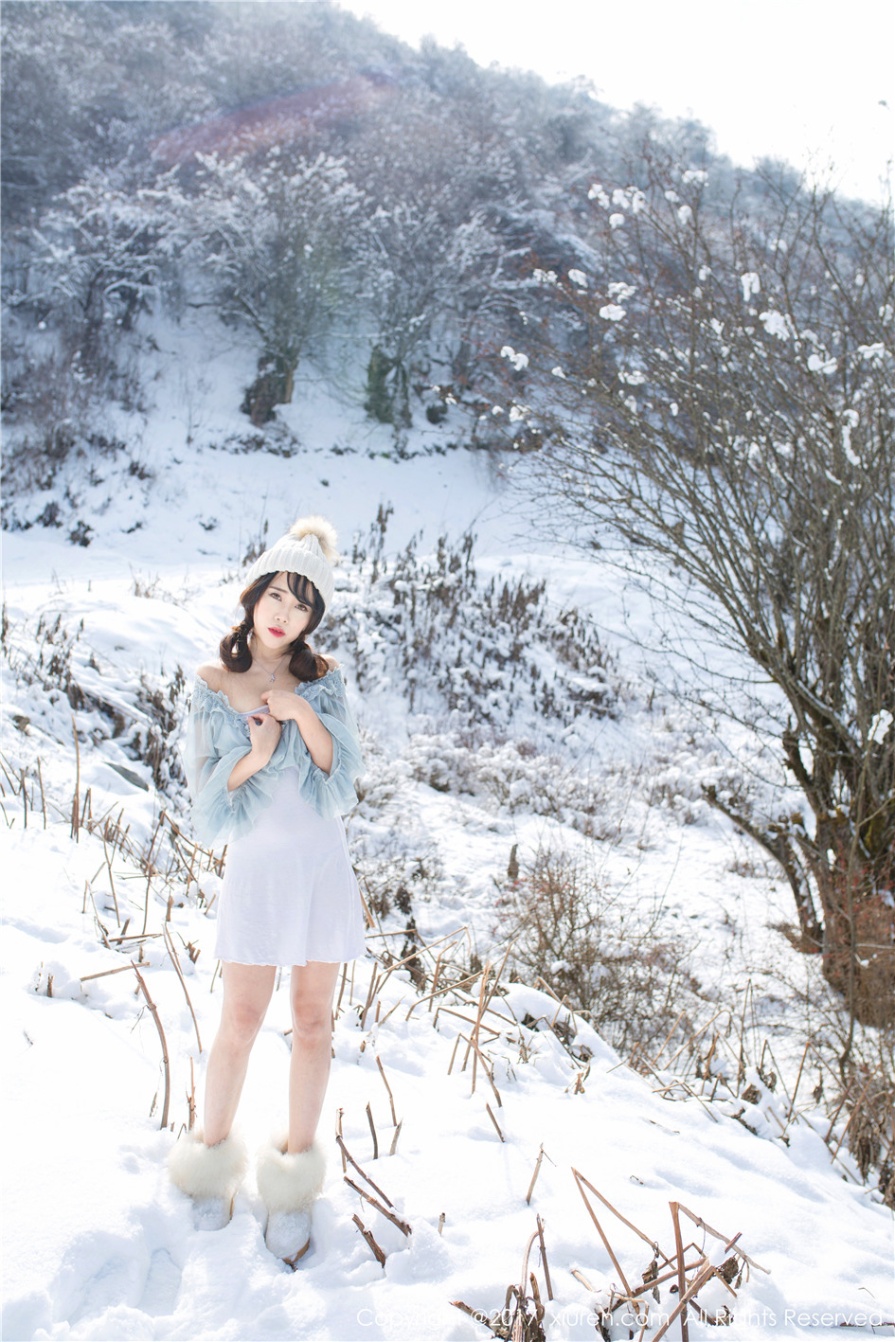 顶级人体模特美女靓Youlina雪地脱衣蕾丝小内内撩人写真图片(第43页)