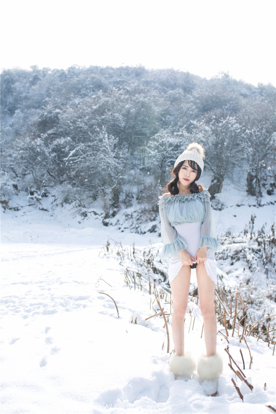 顶级人体模特美女靓Youlina雪地脱衣蕾丝小内内撩人写真图片(第48页)