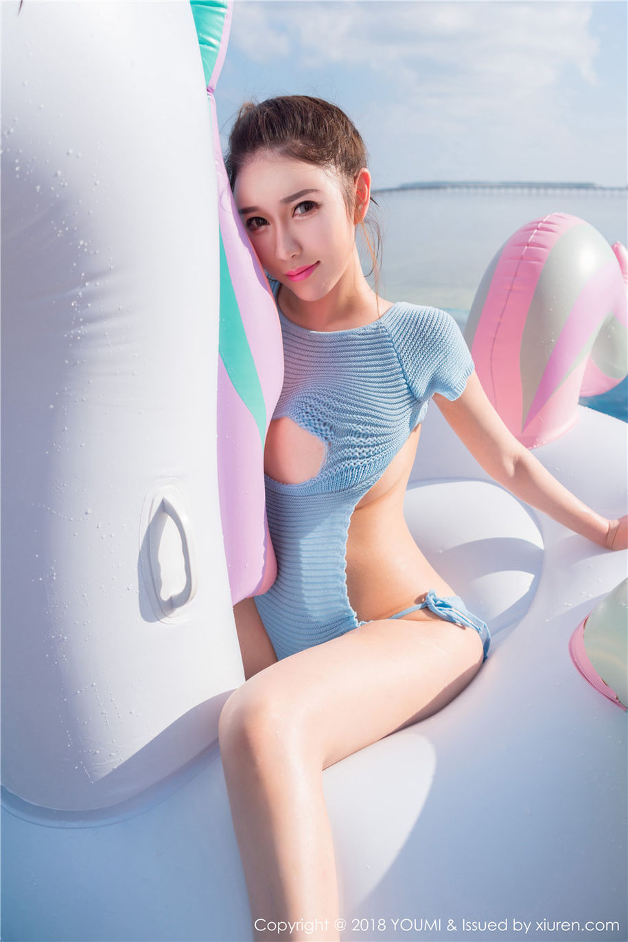 西西人体模特Egg_尤妮丝透视装泳池湿身写真图片(第8页)