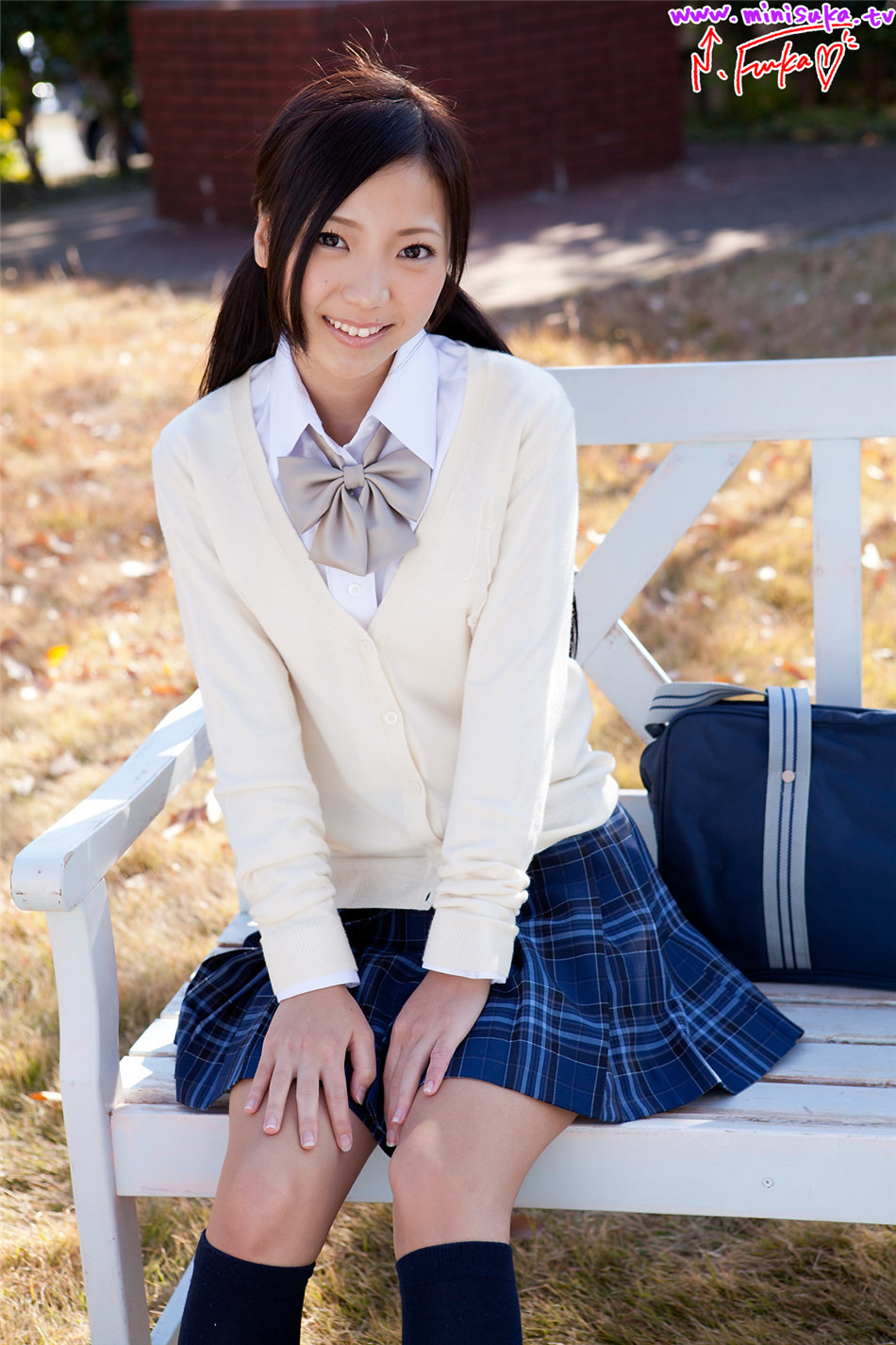 [Minisuka.tv]日本可爱学生妹西浜ふうか户外写真NO.068(第19页)