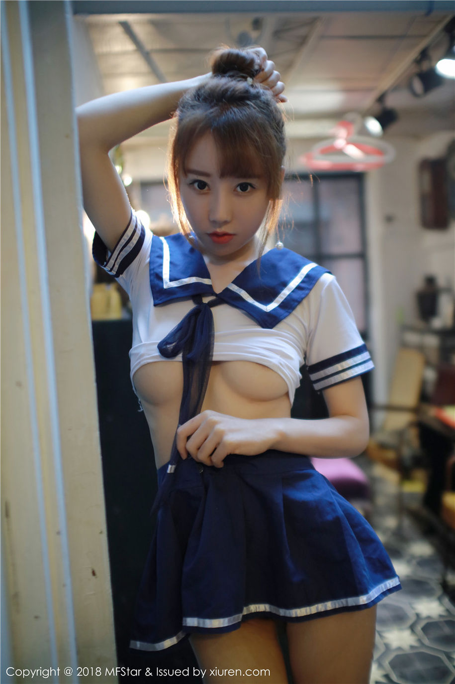 甜美女生夏笑笑Summer学生制服酥胸性感写真(第27页)