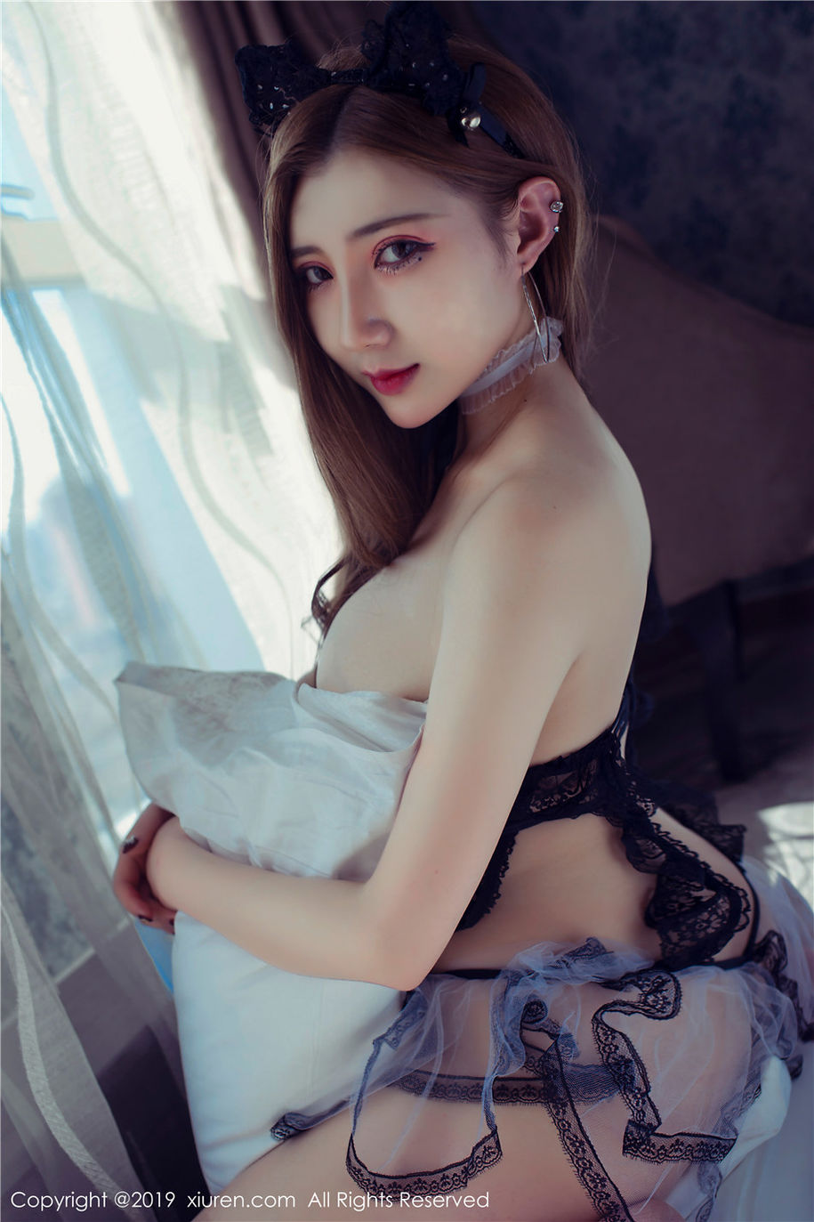 甜美女生婉倩猫女郎情趣内衣大胆人体写真(第33页)