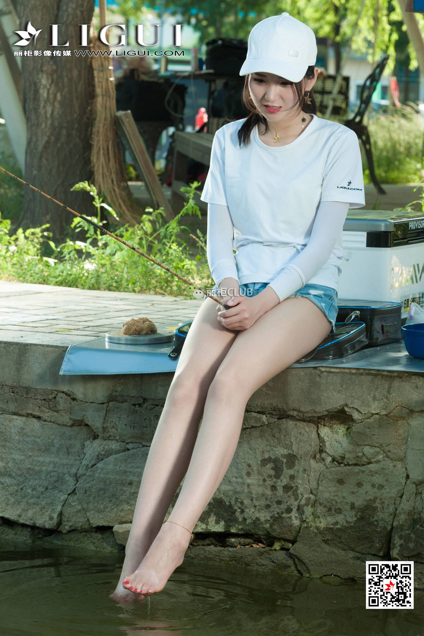 足模小戈《钓鱼小妹丝足》 [丽柜LIGUI] 网络丽人 写真集(第60页)