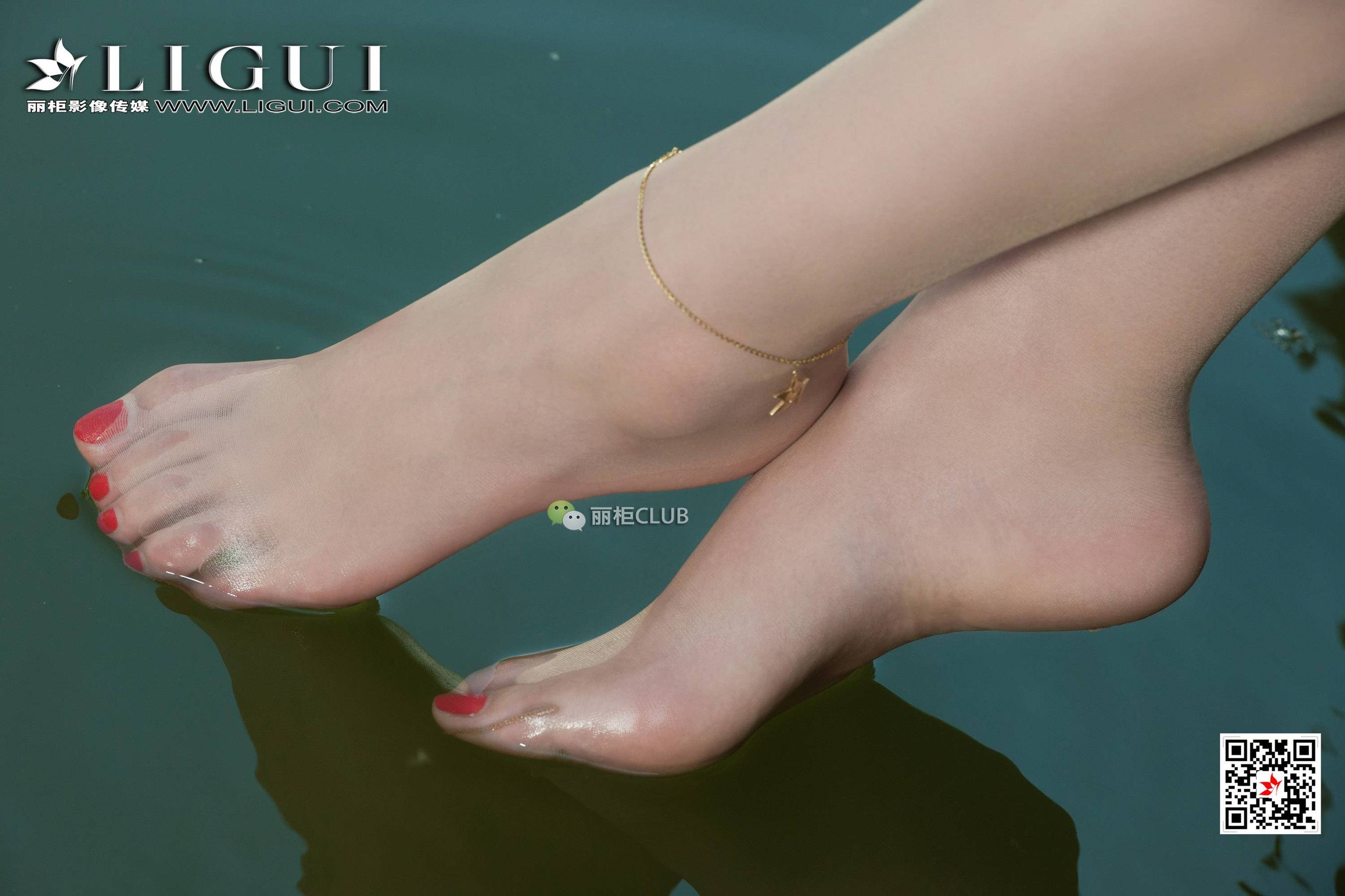 足模小戈《钓鱼小妹丝足》 [丽柜LIGUI] 网络丽人 写真集(第70页)