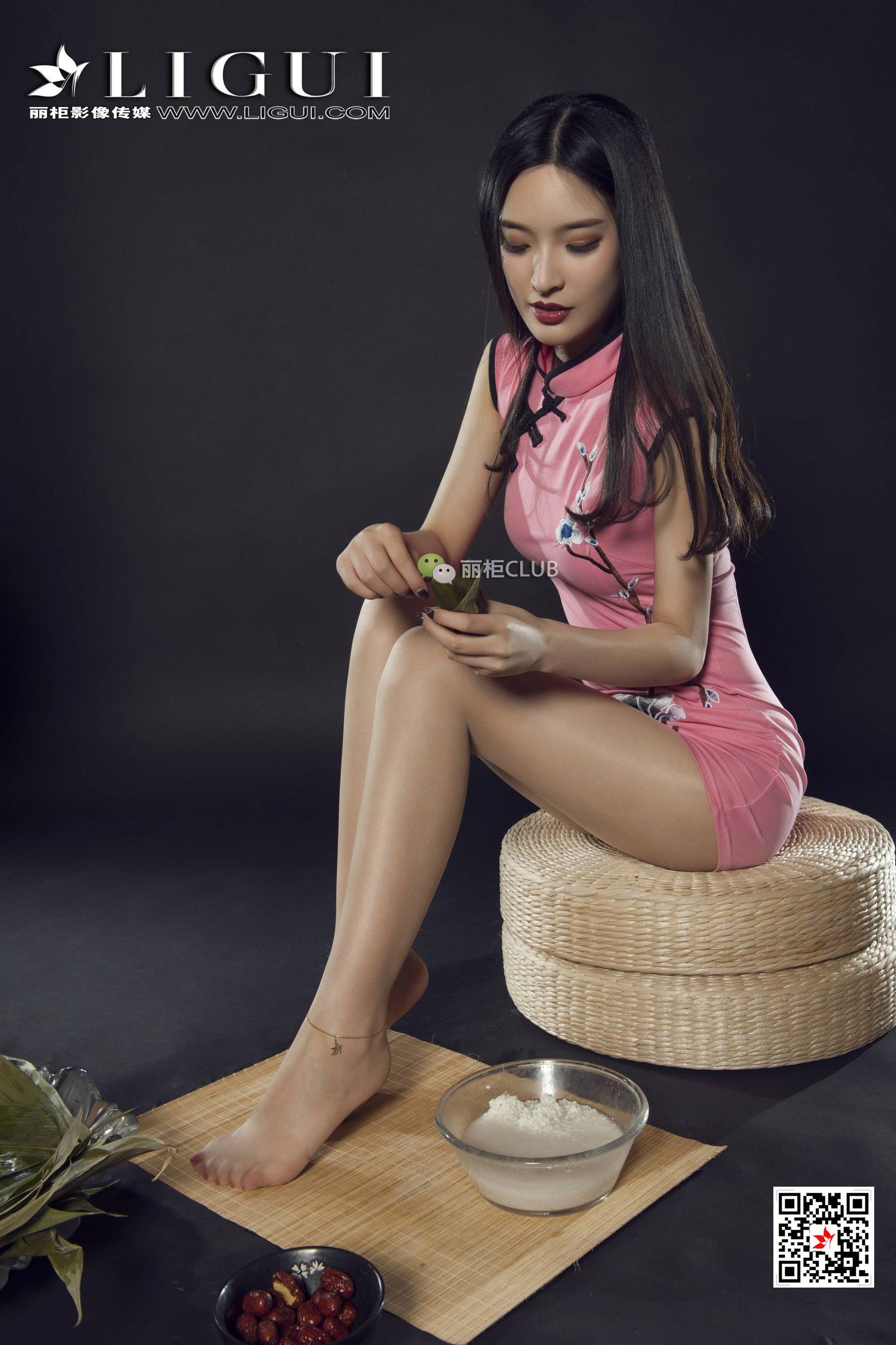 足模雪糕《端香旗袍丝足》 [丽柜LIGUI] 网络丽人 写真集(第45页)