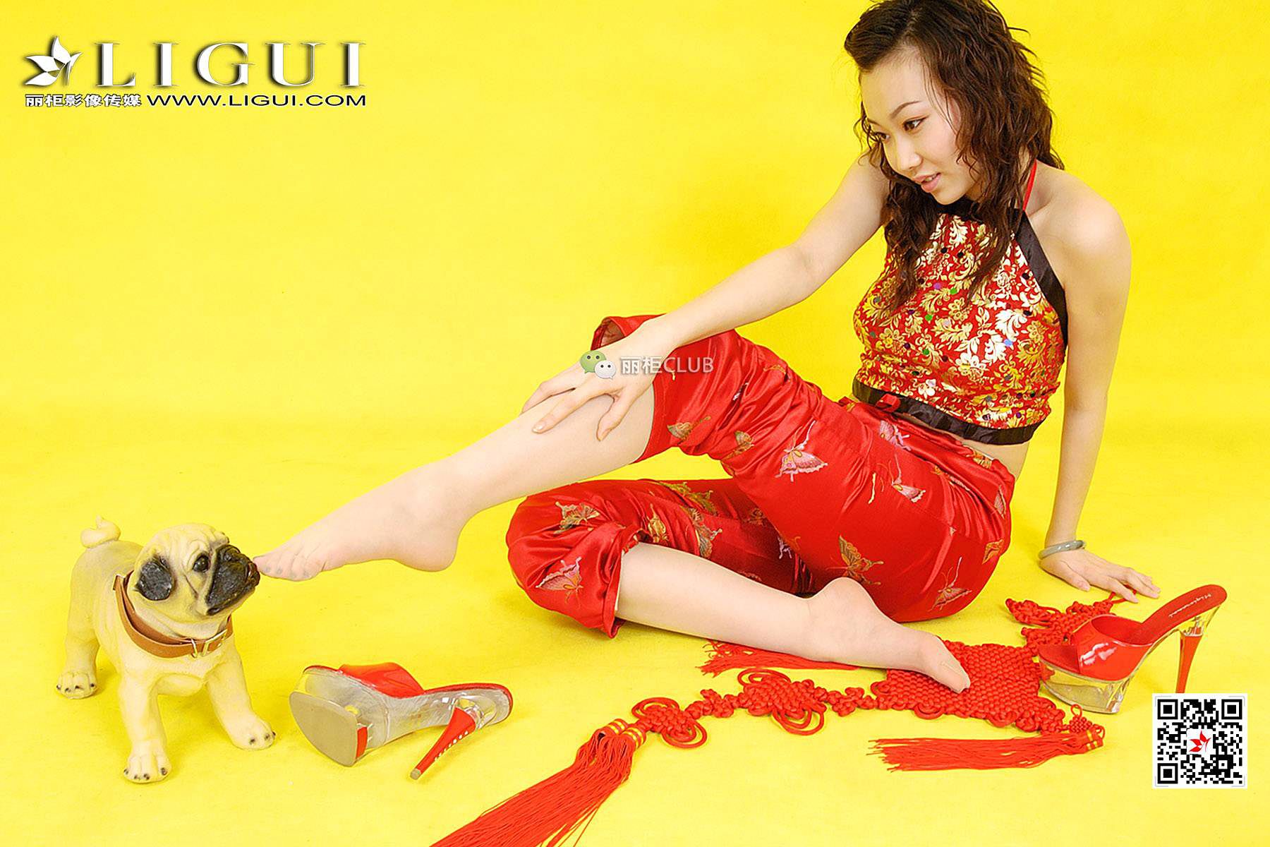璐璐《新春丝足》 [丽柜LIGUI] 网络丽人 写真集(第34页)