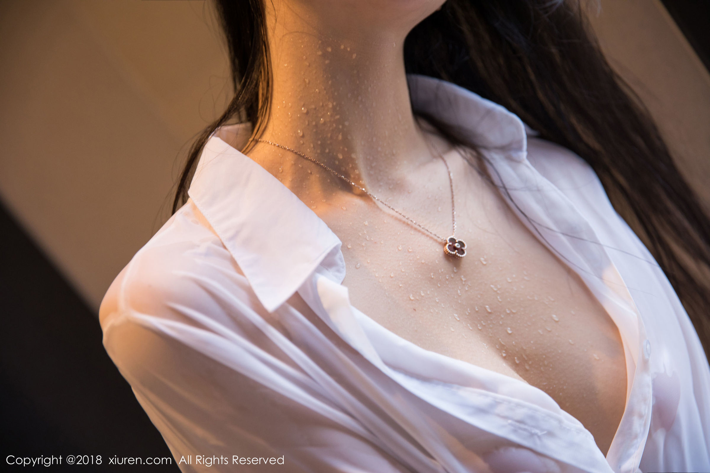 [XIUREN秀人] No.1099 小热巴 - 白衬衫湿身写真[60](第50页)