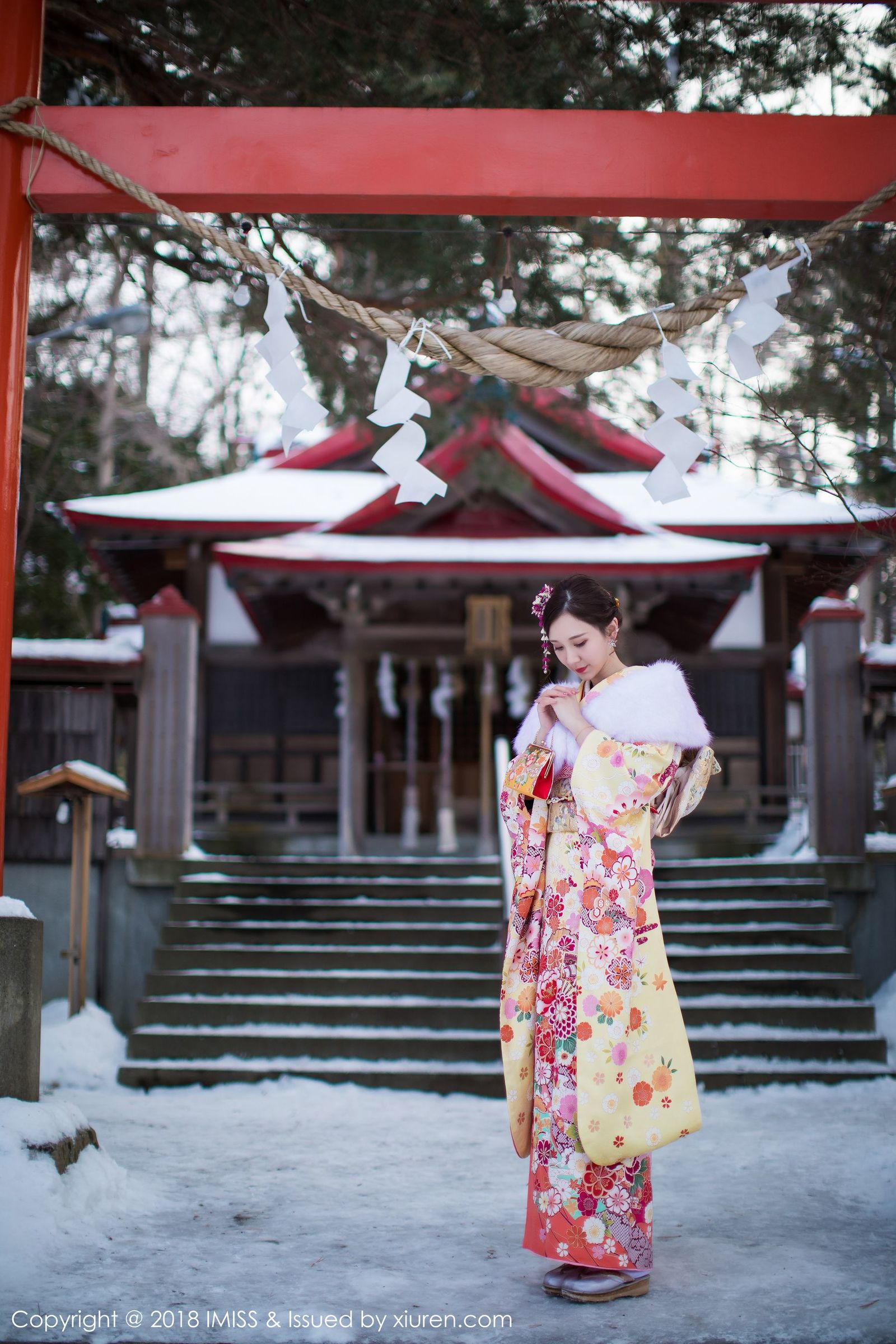 [IMiss爱蜜社] Vol.242 养眼美女@淼淼萌萌哒北海道旅拍写真[34](第26页)