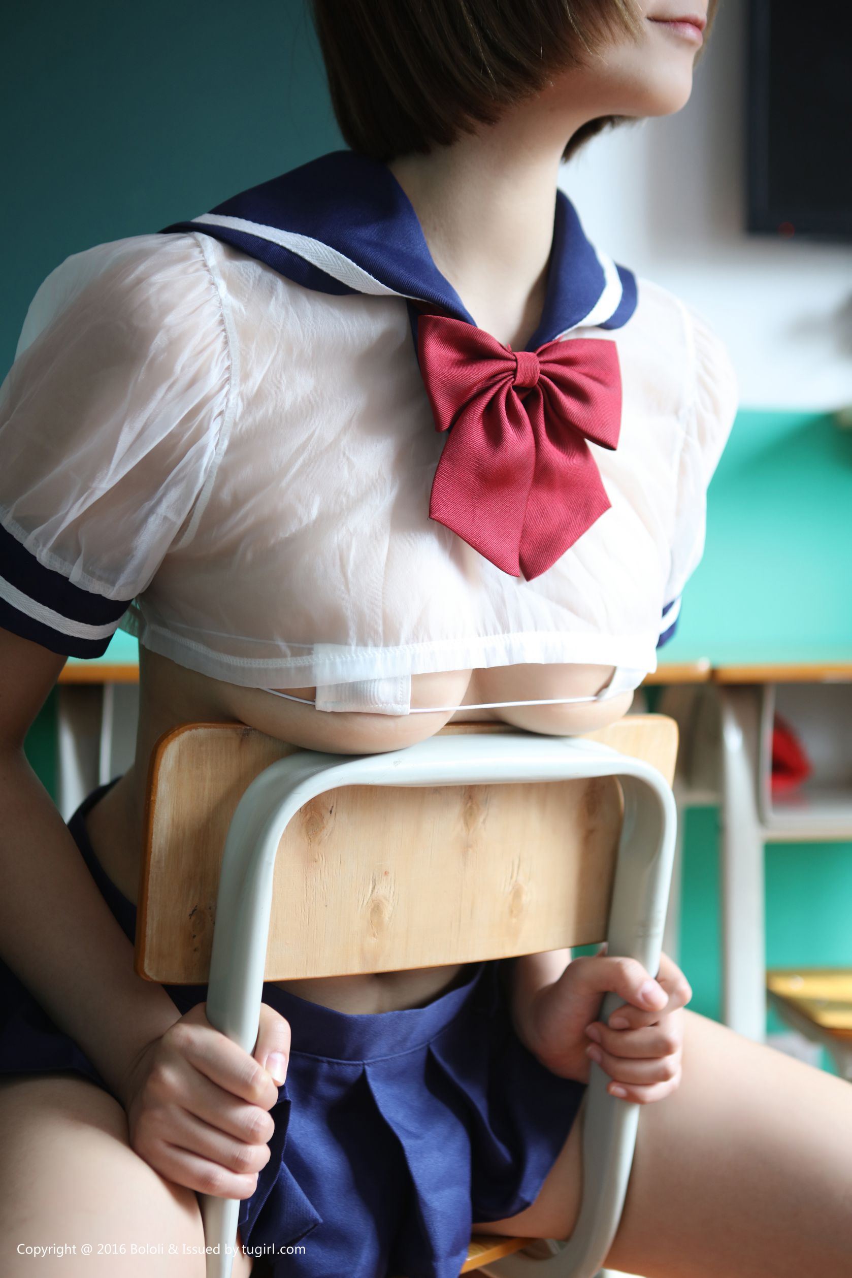 [BoLoLi波萝社] BOL061 黑黑 - 学习的校园少女 写真图片[25](第18页)