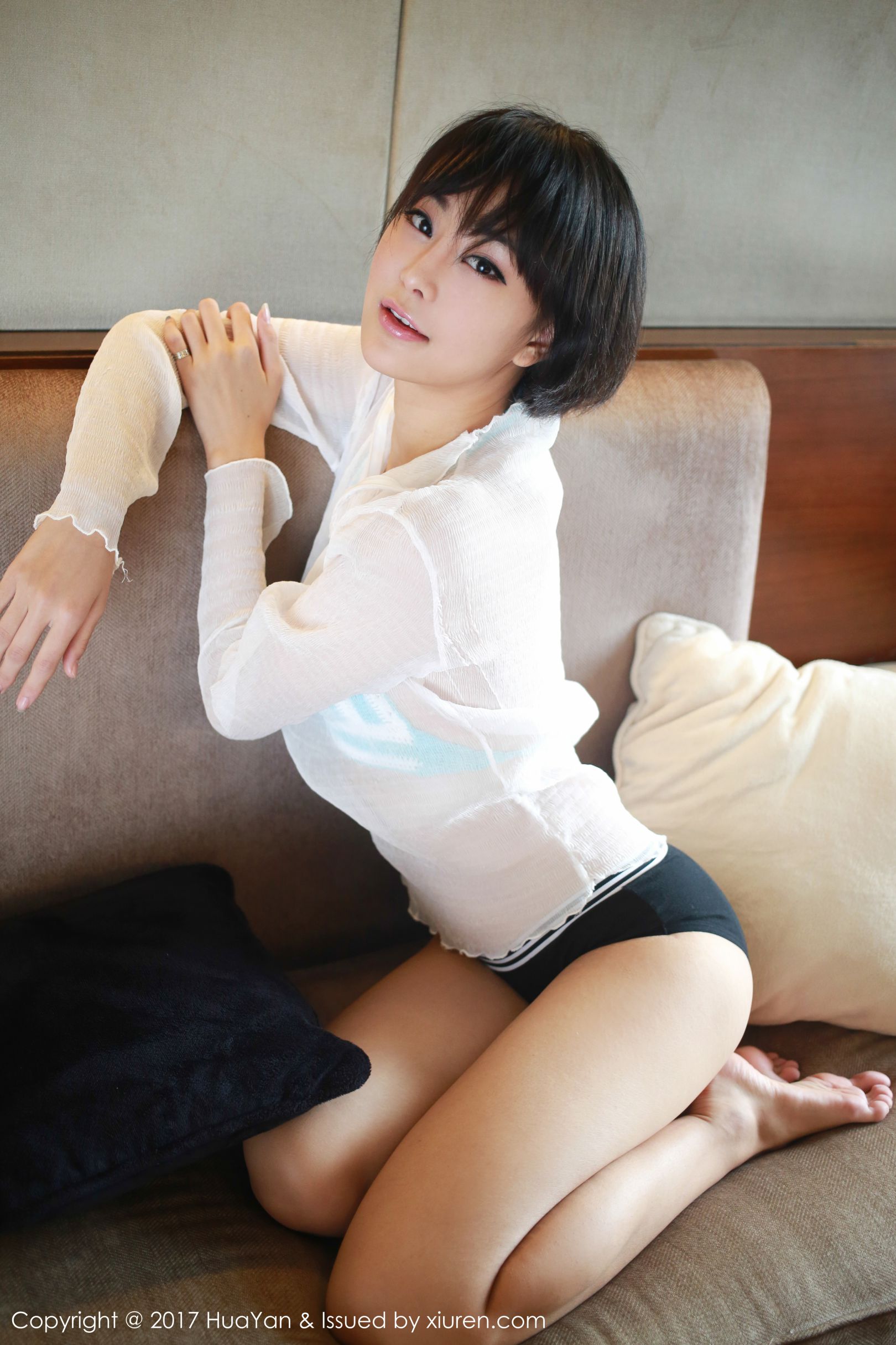 [HuaYan花の颜] Vol.035 清新短发新人@艺蕾 写真图片[43](第26页)