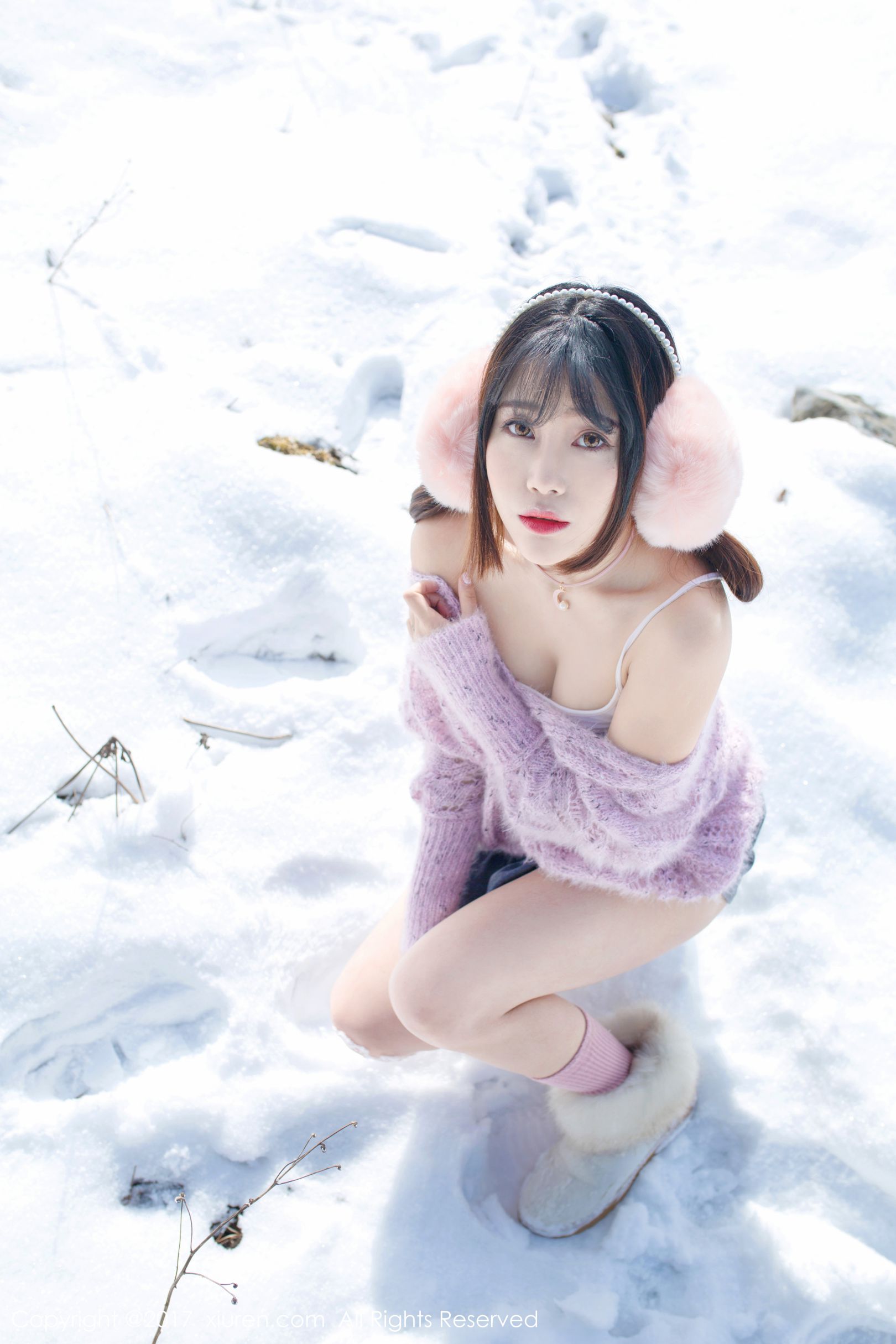 [XiuRen秀人网] No.720 兜豆靓Youlina - 天雪地第二套写真图片[51](第11页)