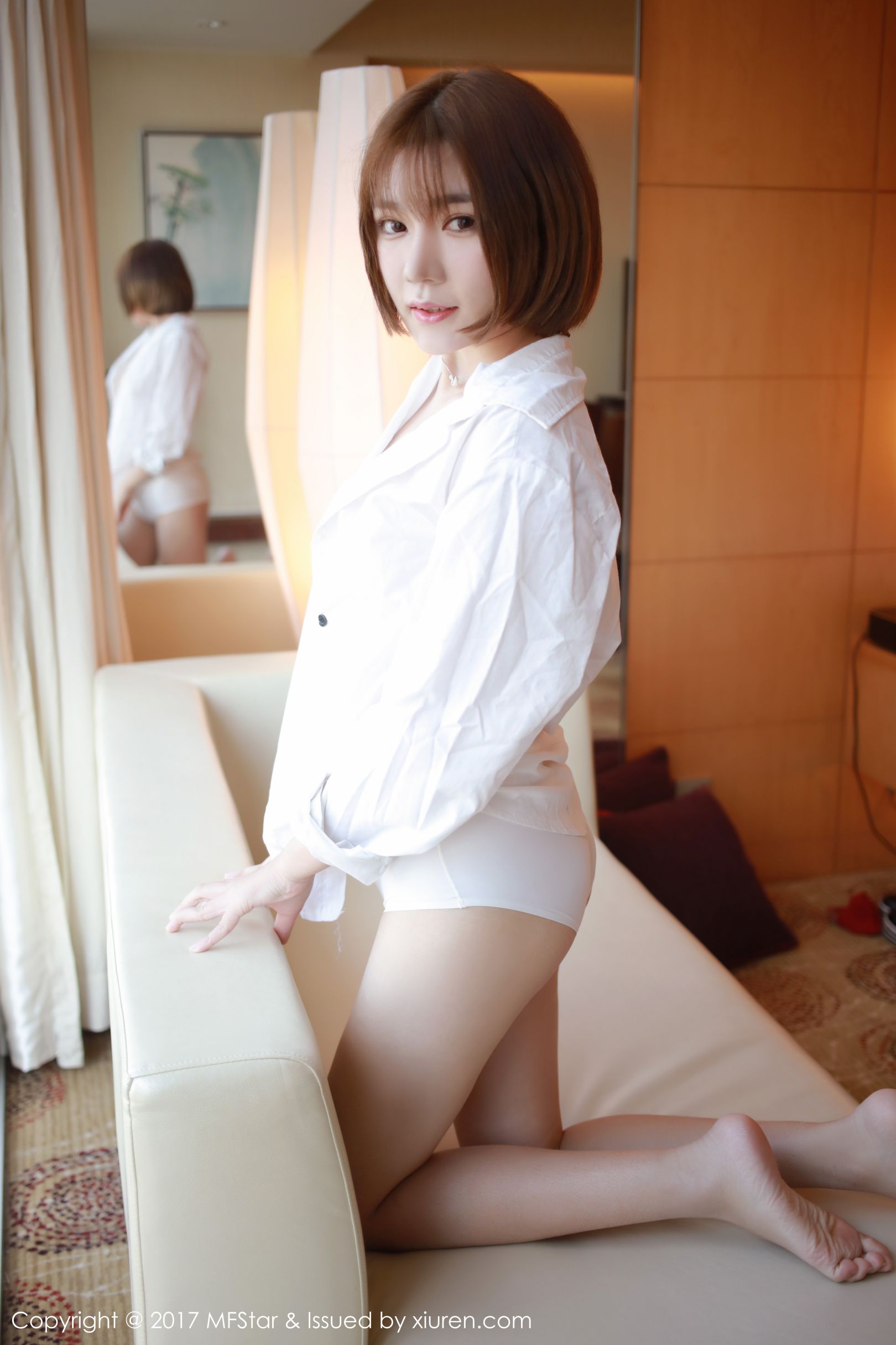 [MFStar模范学院] Vol.089 冷不丁 - 性感寸衫与蕾丝诱惑写真图片[44](第13页)