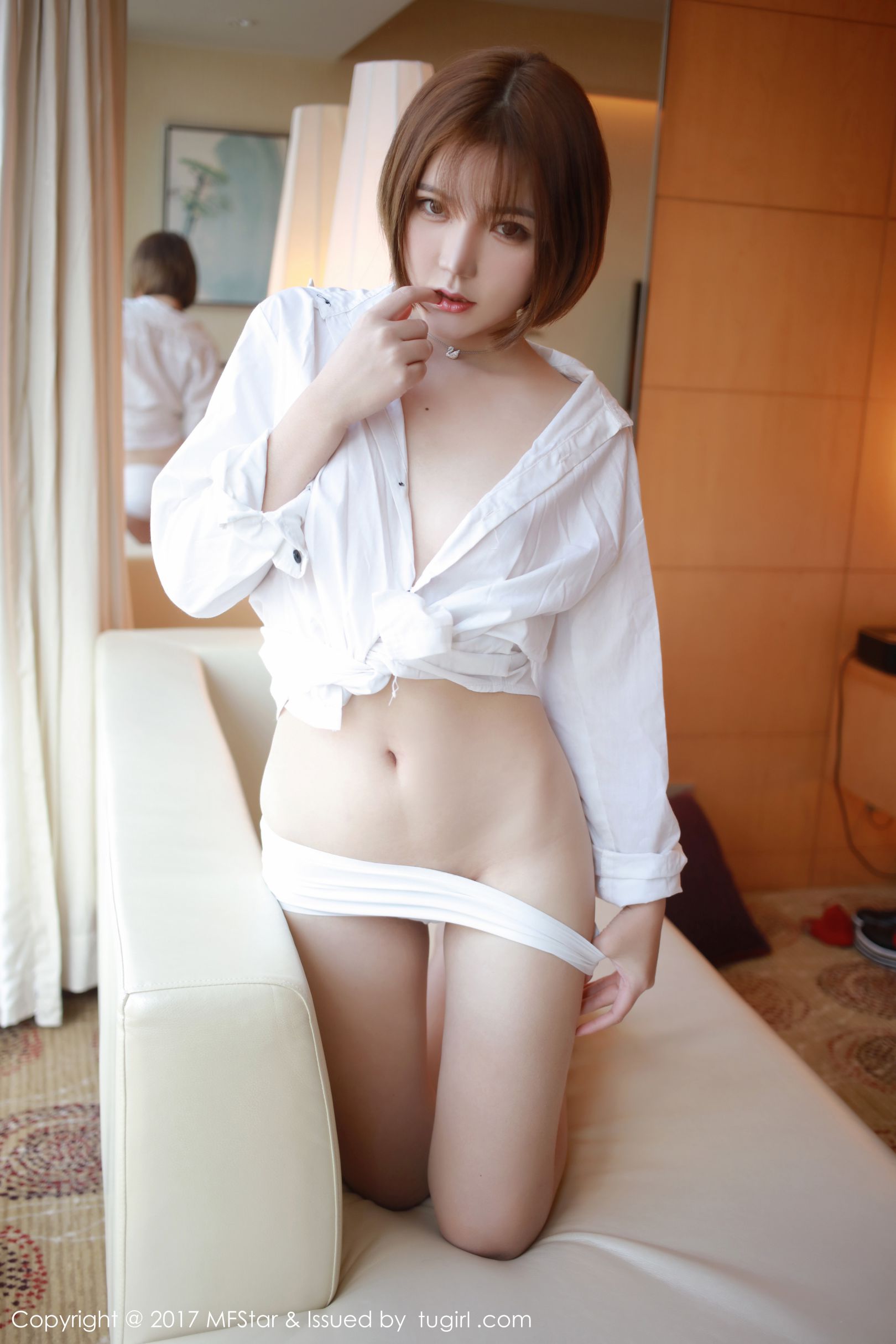 [MFStar模范学院] Vol.089 冷不丁 - 性感寸衫与蕾丝诱惑写真图片[44](第22页)