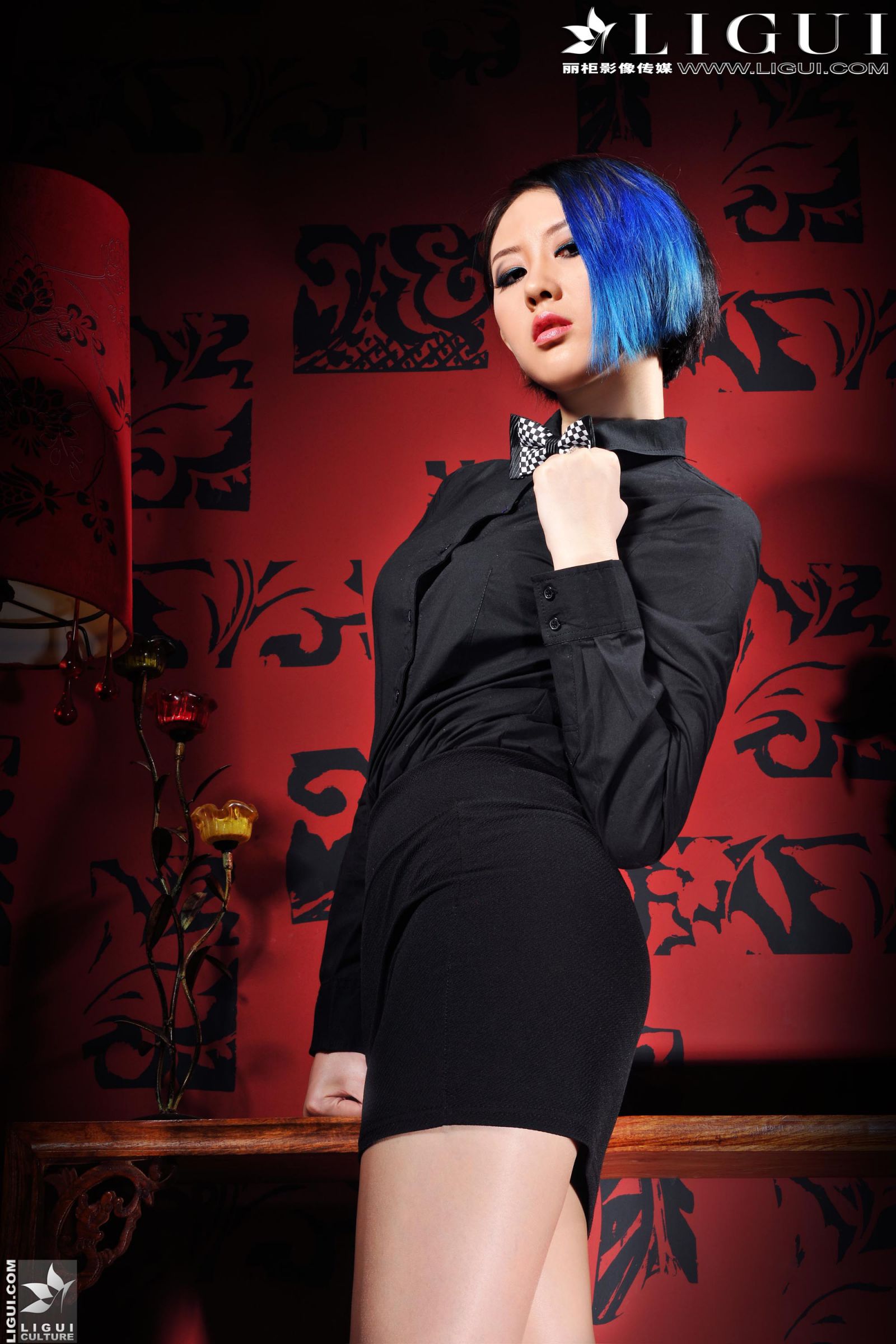 [LIGUI丽柜] 菲菲 - 蓝发OL女郎[90](第72页)