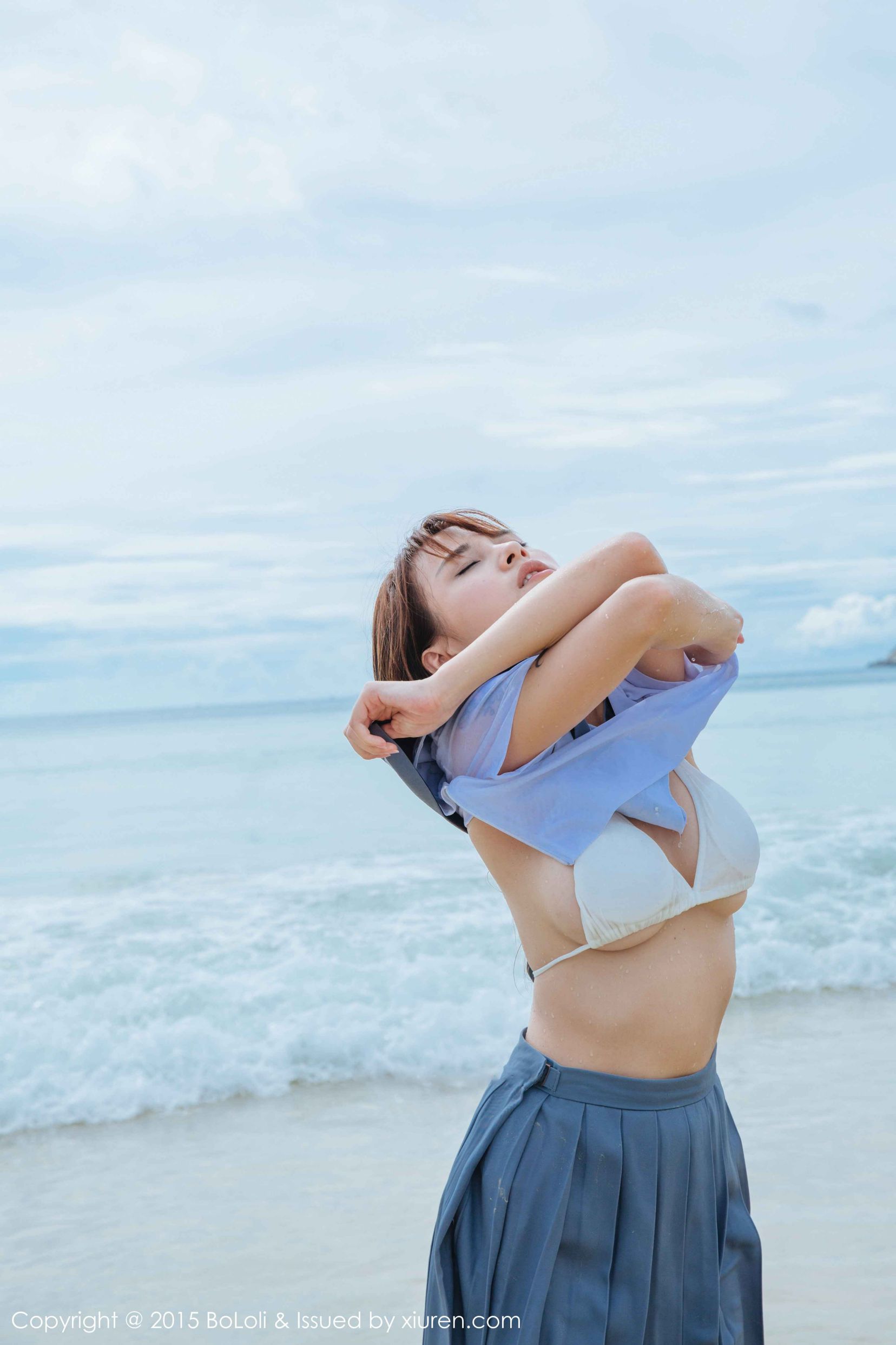 [BoLoli菠萝社套图] VOL.077 夏美酱 - 性感厨娘+海边水手装写真[39](第31页)