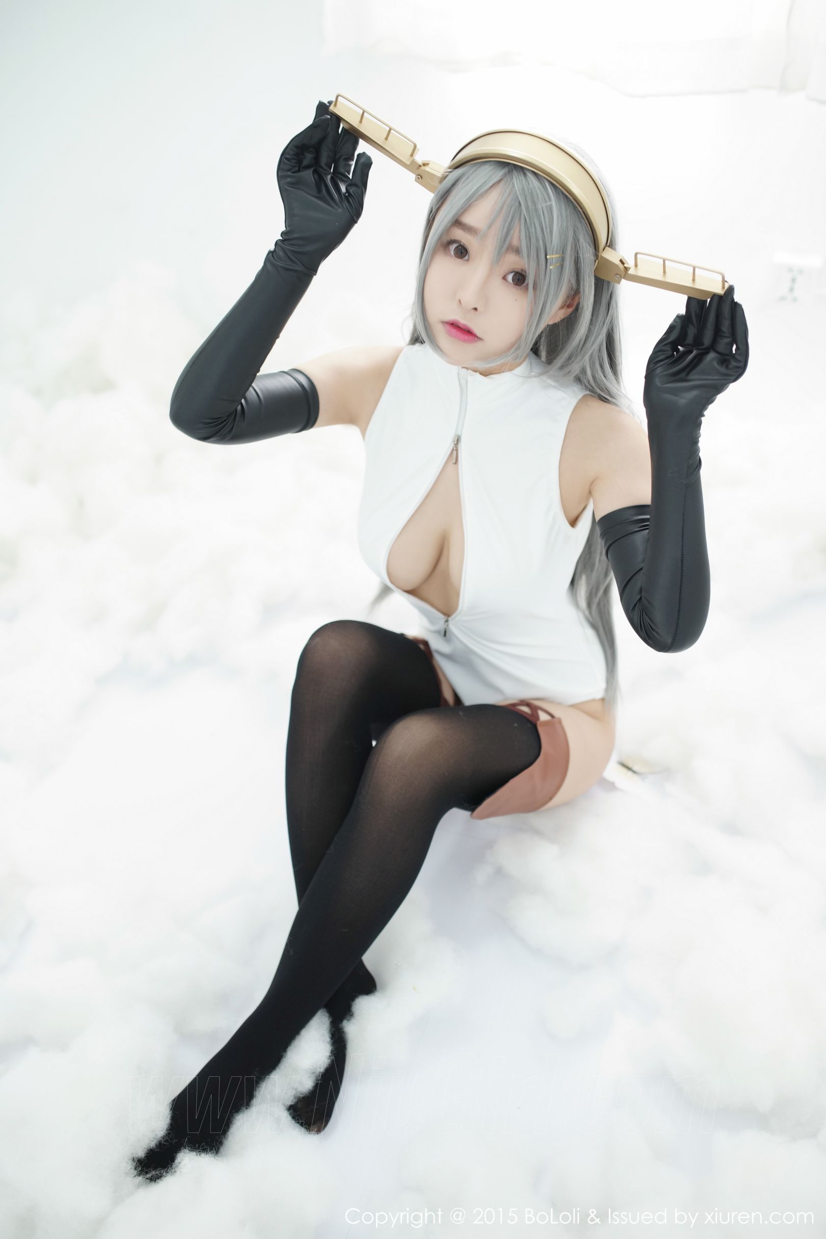 [BOLOli波萝社] VOL.034 七宝COSPLAY新作《舰娘collection》 榛名COS（开胸泳衣版）[61(第15页)