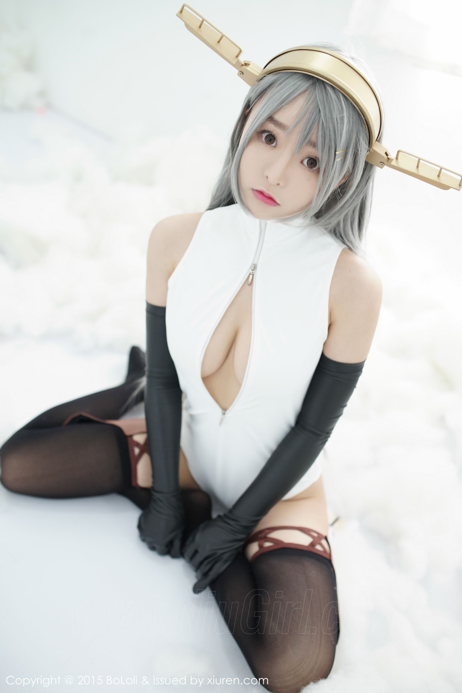 [BOLOli波萝社] VOL.034 七宝COSPLAY新作《舰娘collection》 榛名COS（开胸泳衣版）[61(第17页)