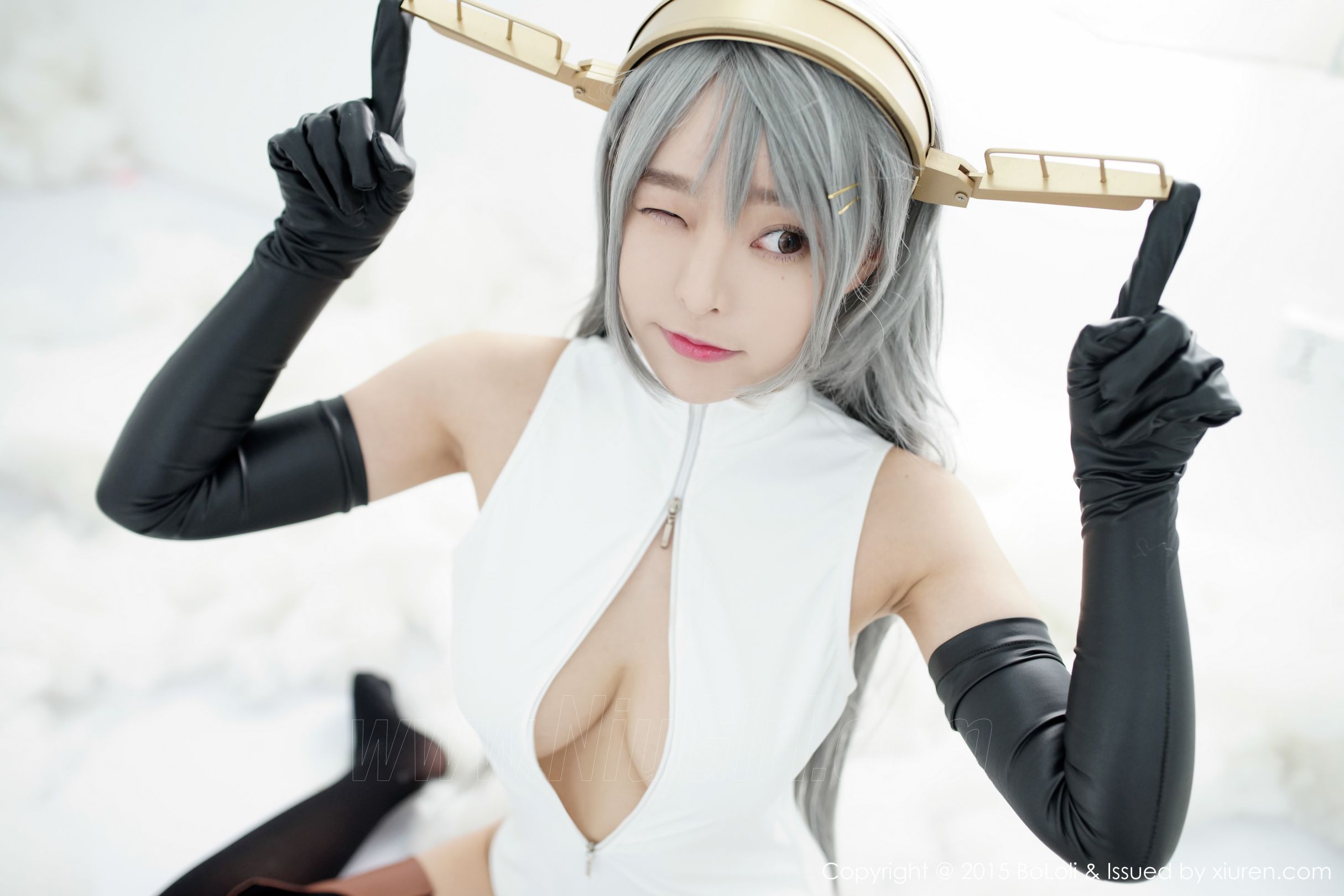 [BOLOli波萝社] VOL.034 七宝COSPLAY新作《舰娘collection》 榛名COS（开胸泳衣版）[61(第19页)