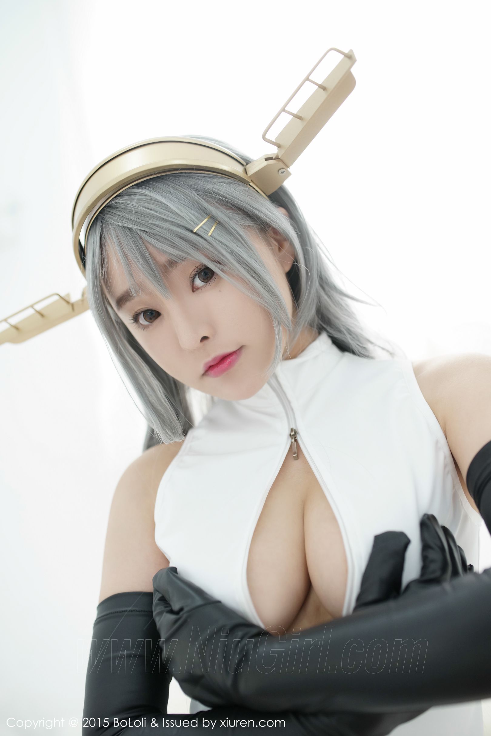 [BOLOli波萝社] VOL.034 七宝COSPLAY新作《舰娘collection》 榛名COS（开胸泳衣版）[61(第20页)