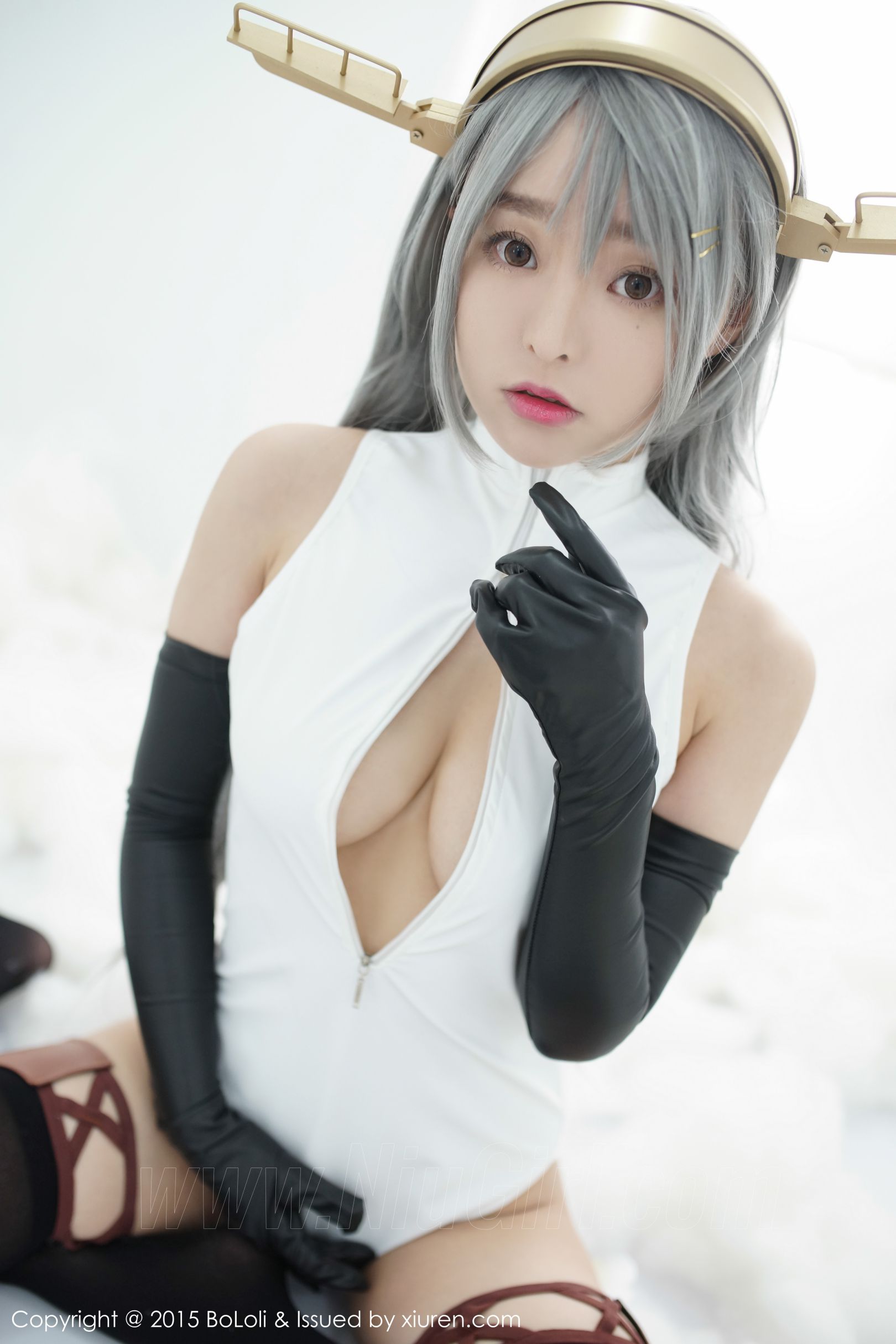 [BOLOli波萝社] VOL.034 七宝COSPLAY新作《舰娘collection》 榛名COS（开胸泳衣版）[61(第23页)