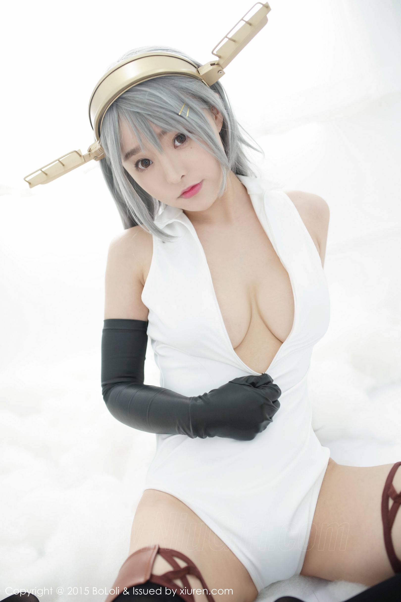 [BOLOli波萝社] VOL.034 七宝COSPLAY新作《舰娘collection》 榛名COS（开胸泳衣版）[61(第27页)