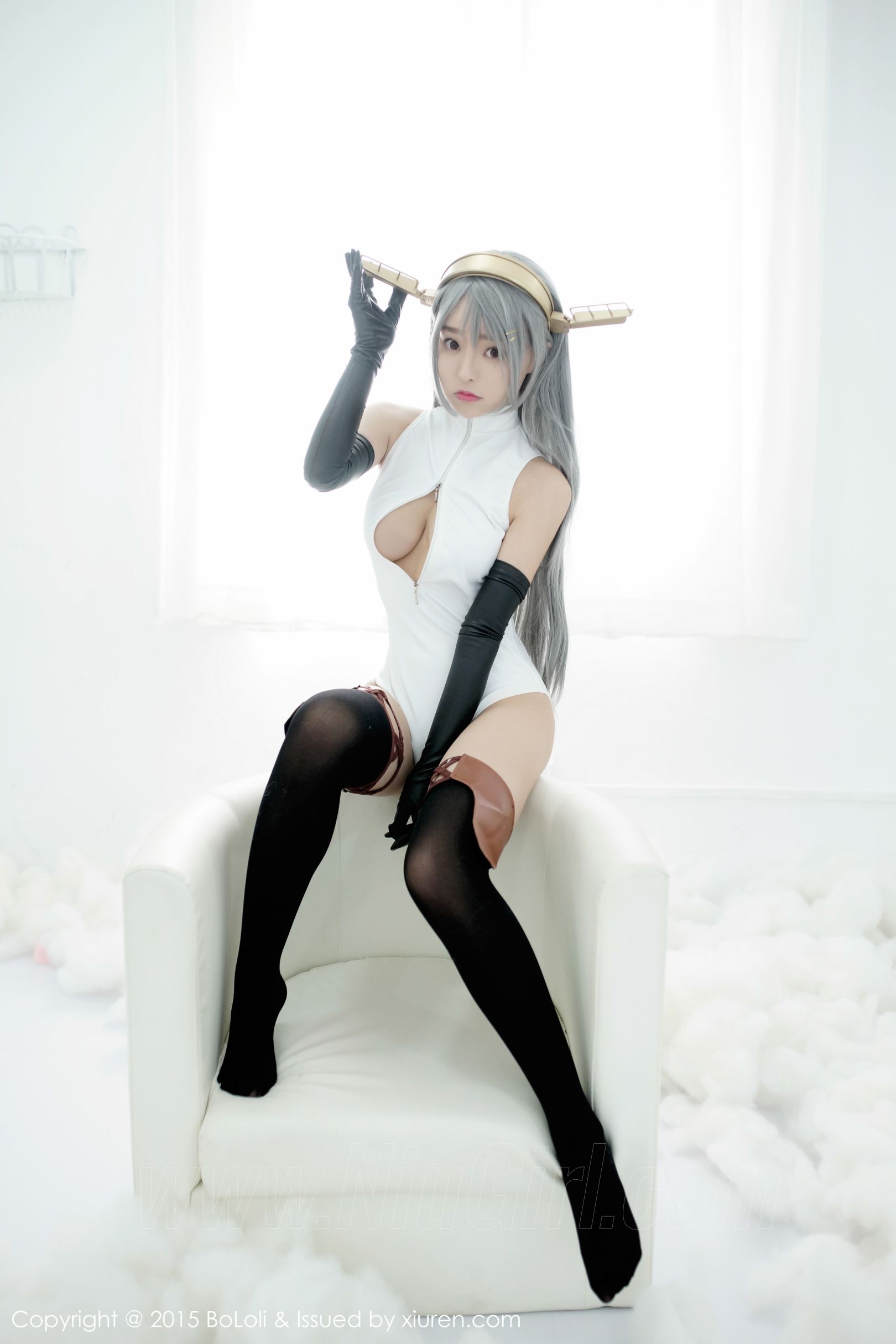 [BOLOli波萝社] VOL.034 七宝COSPLAY新作《舰娘collection》 榛名COS（开胸泳衣版）[61(第48页)