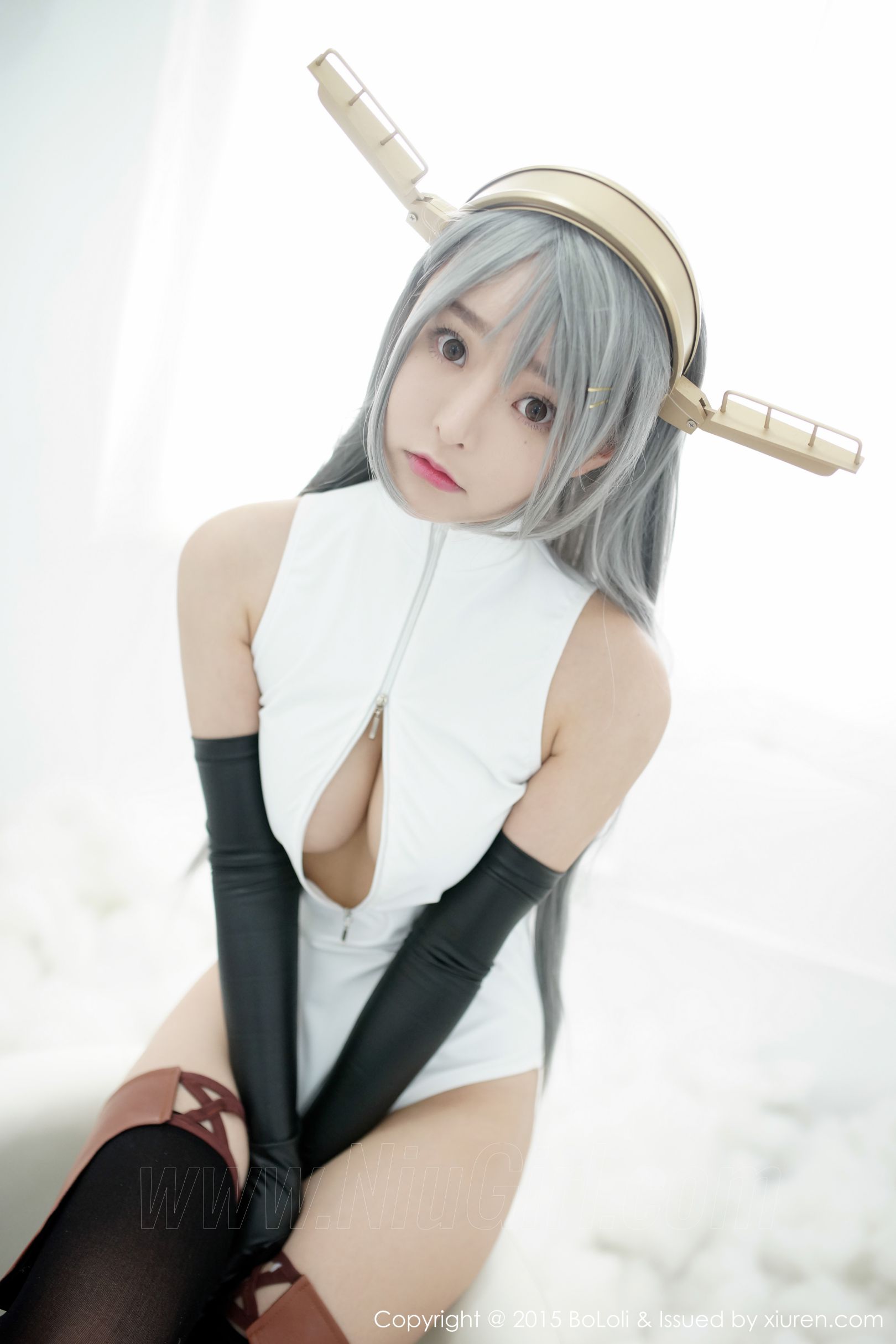 [BOLOli波萝社] VOL.034 七宝COSPLAY新作《舰娘collection》 榛名COS（开胸泳衣版）[61(第49页)