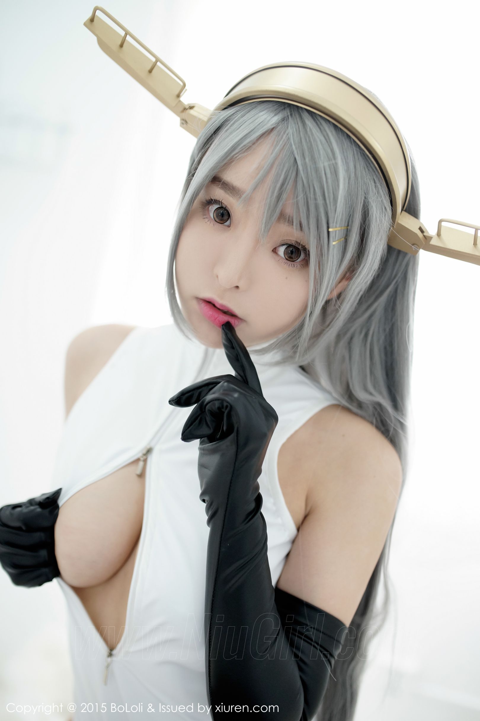 [BOLOli波萝社] VOL.034 七宝COSPLAY新作《舰娘collection》 榛名COS（开胸泳衣版）[61(第52页)