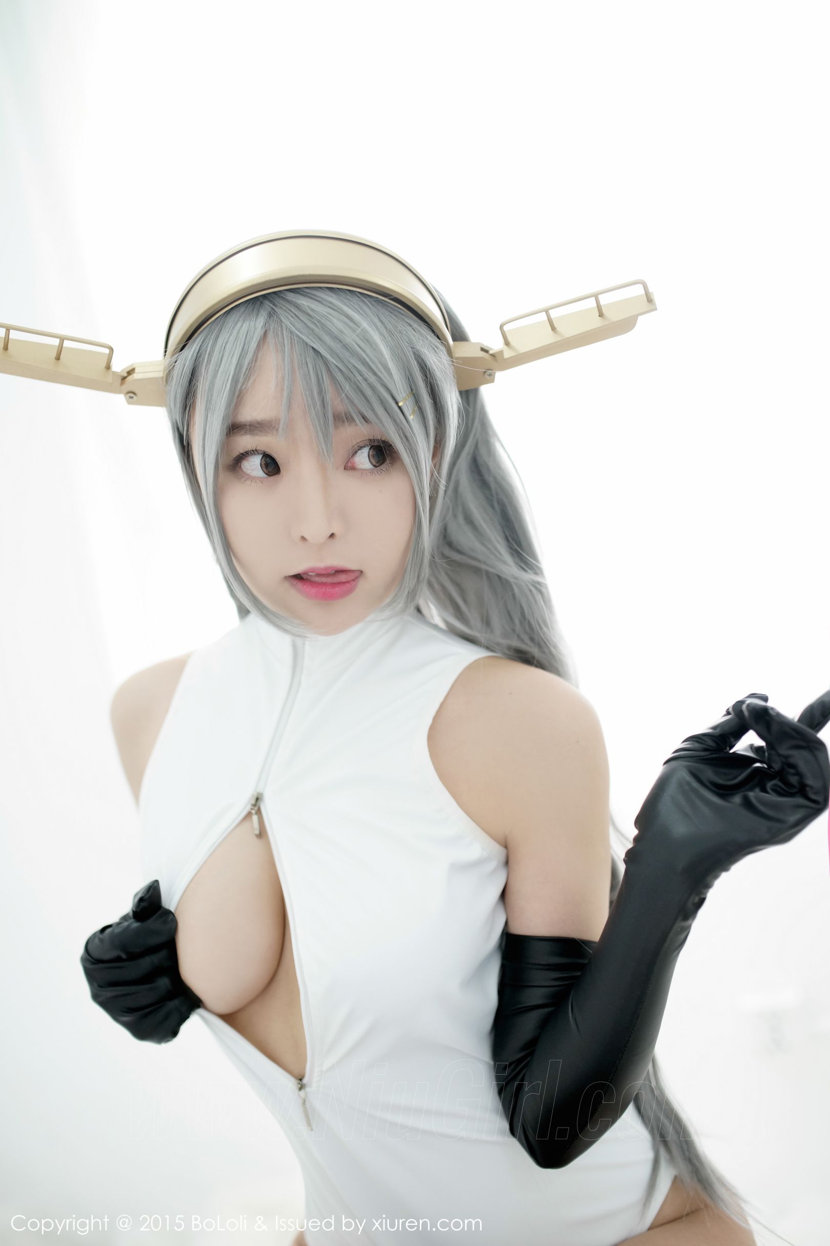 [BOLOli波萝社] VOL.034 七宝COSPLAY新作《舰娘collection》 榛名COS（开胸泳衣版）[61(第53页)