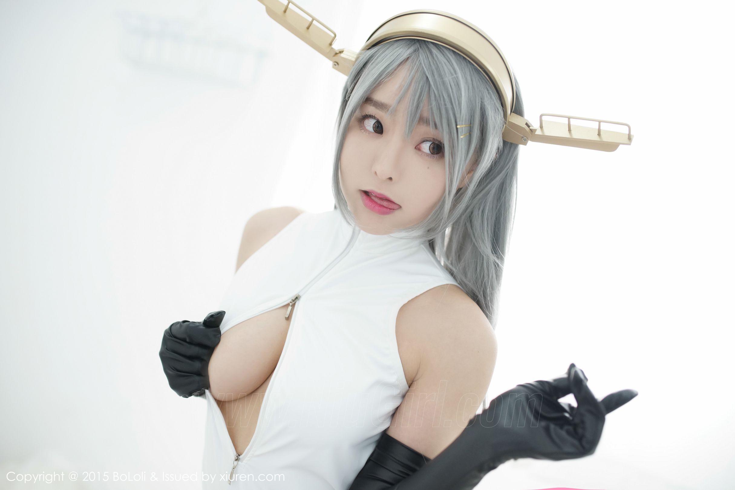 [BOLOli波萝社] VOL.034 七宝COSPLAY新作《舰娘collection》 榛名COS（开胸泳衣版）[61(第54页)