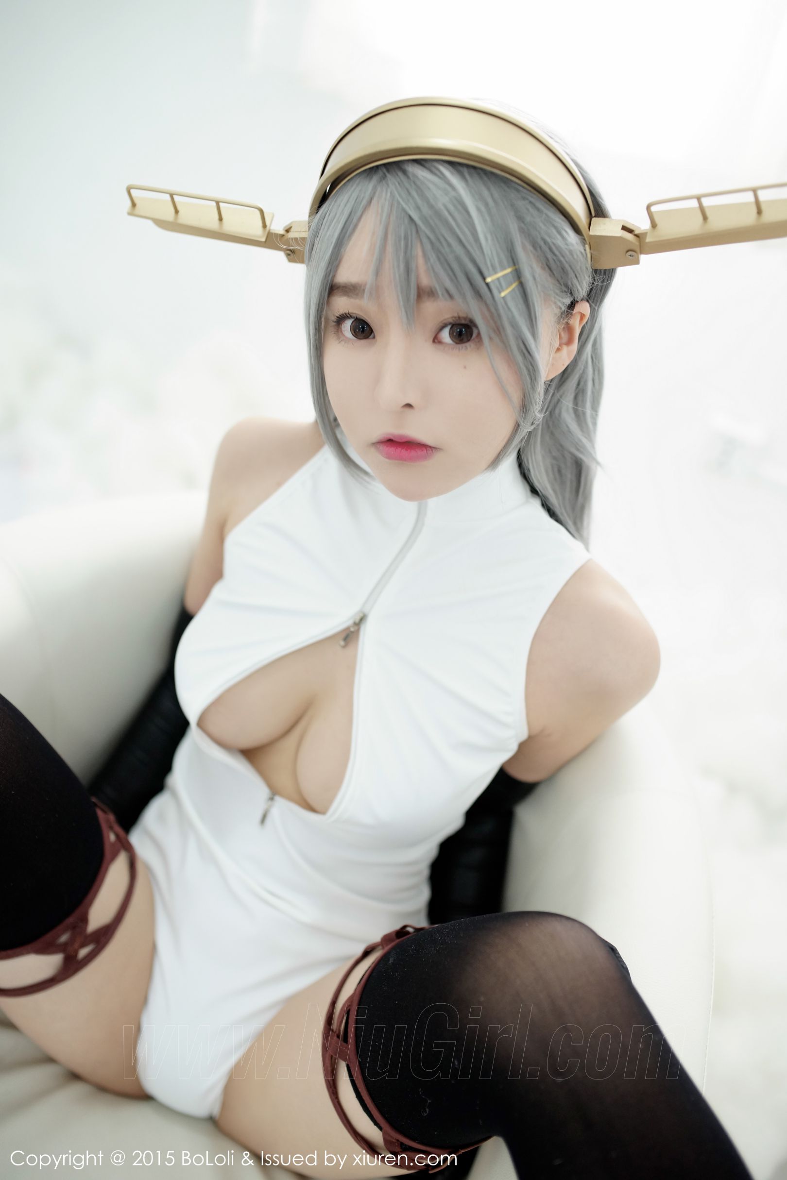 [BOLOli波萝社] VOL.034 七宝COSPLAY新作《舰娘collection》 榛名COS（开胸泳衣版）[61(第57页)