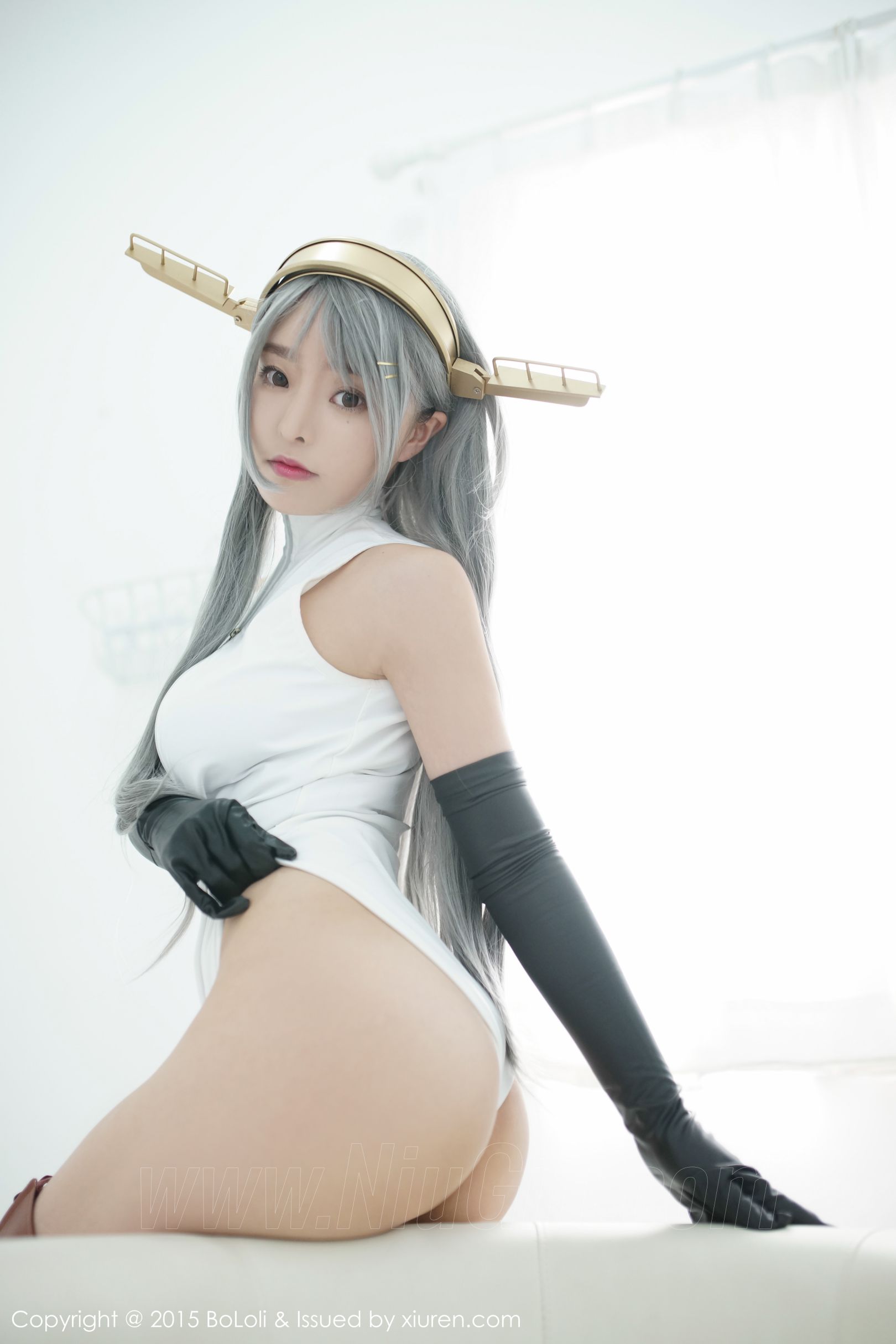 [BOLOli波萝社] VOL.034 七宝COSPLAY新作《舰娘collection》 榛名COS（开胸泳衣版）[61(第60页)